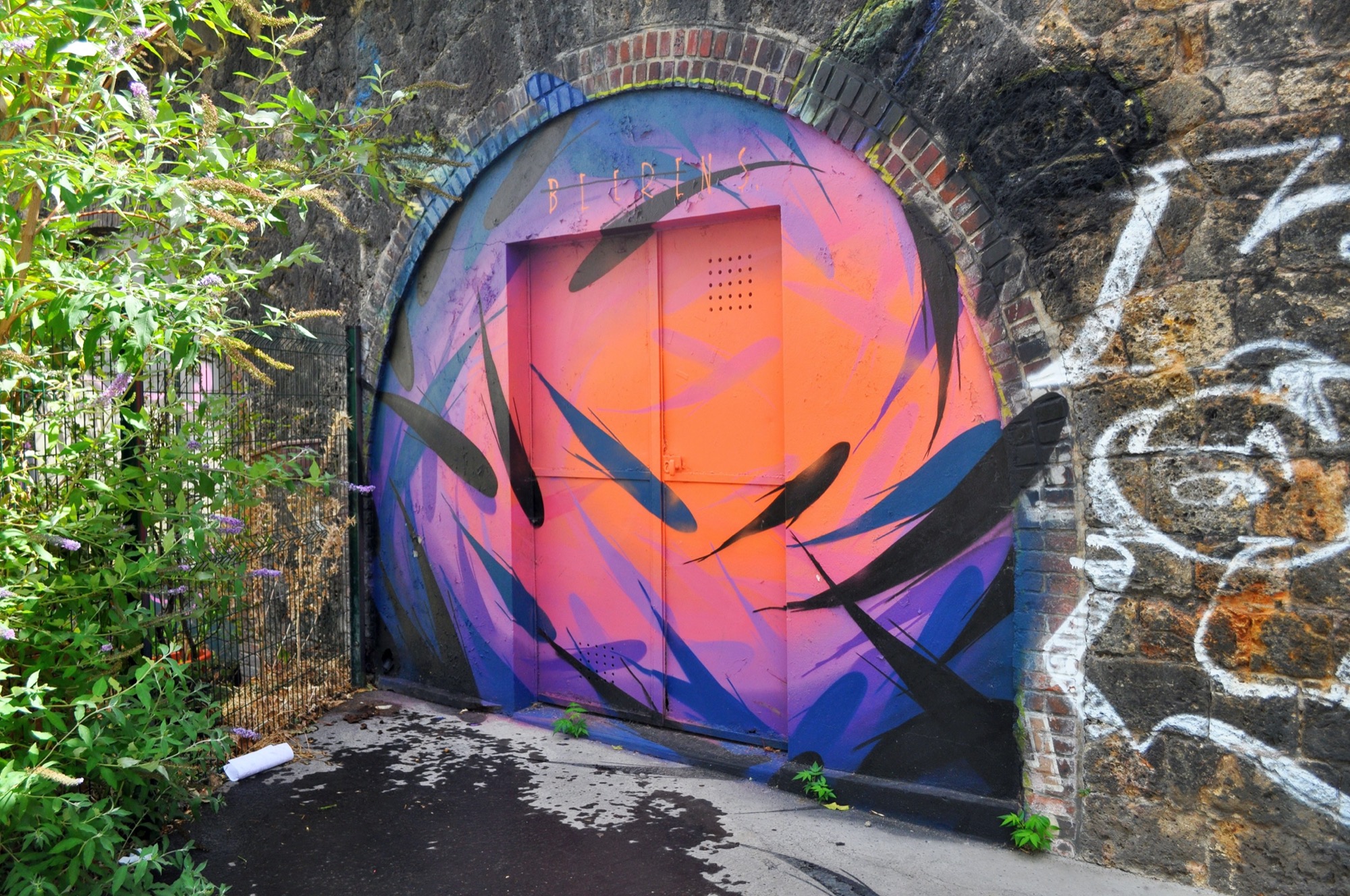 Graffiti 4257 Ourcq Living Colors 2019 de Beerens capturé par elettrotajik à Paris France