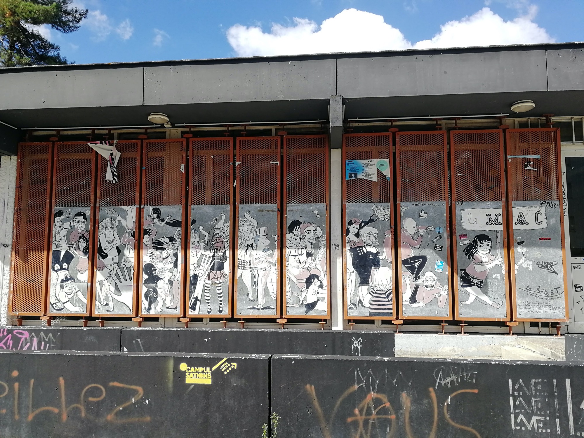 Graffiti 4304  capturé par Rabot à Pessac France