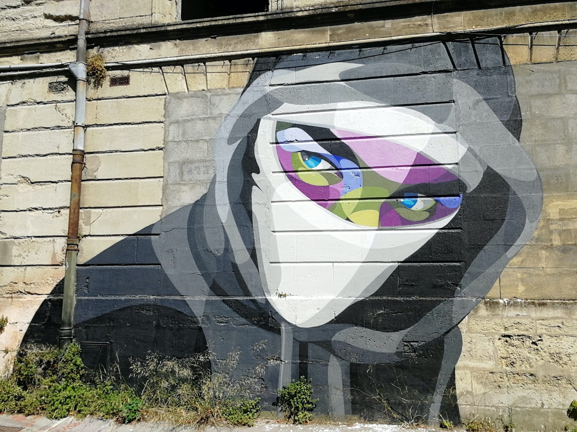 Graffiti 4323  de Alber capturé par Rabot à Bordeaux France