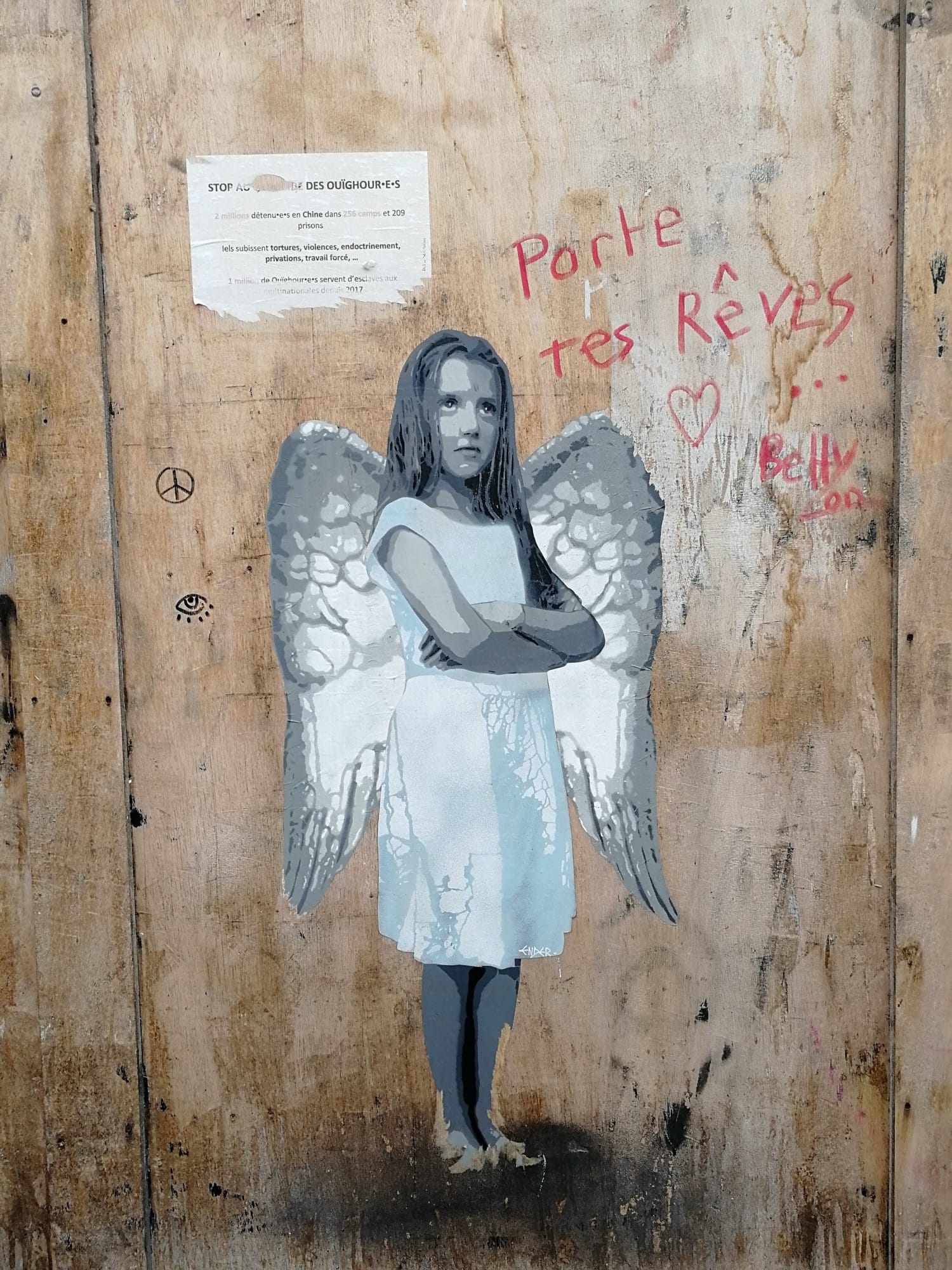 Graffiti 4436  capturé par Rabot à Saint-Brieuc France