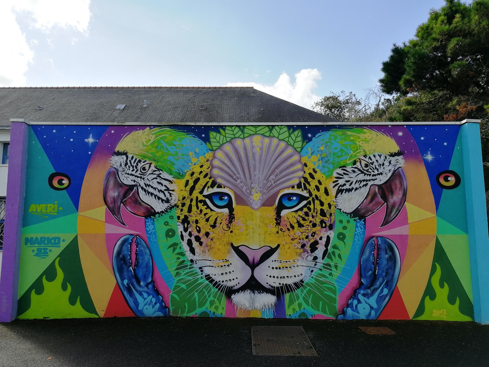 Graffiti 4448  by the artist Marko 93 captured by Rabot in Saint-Brieuc France