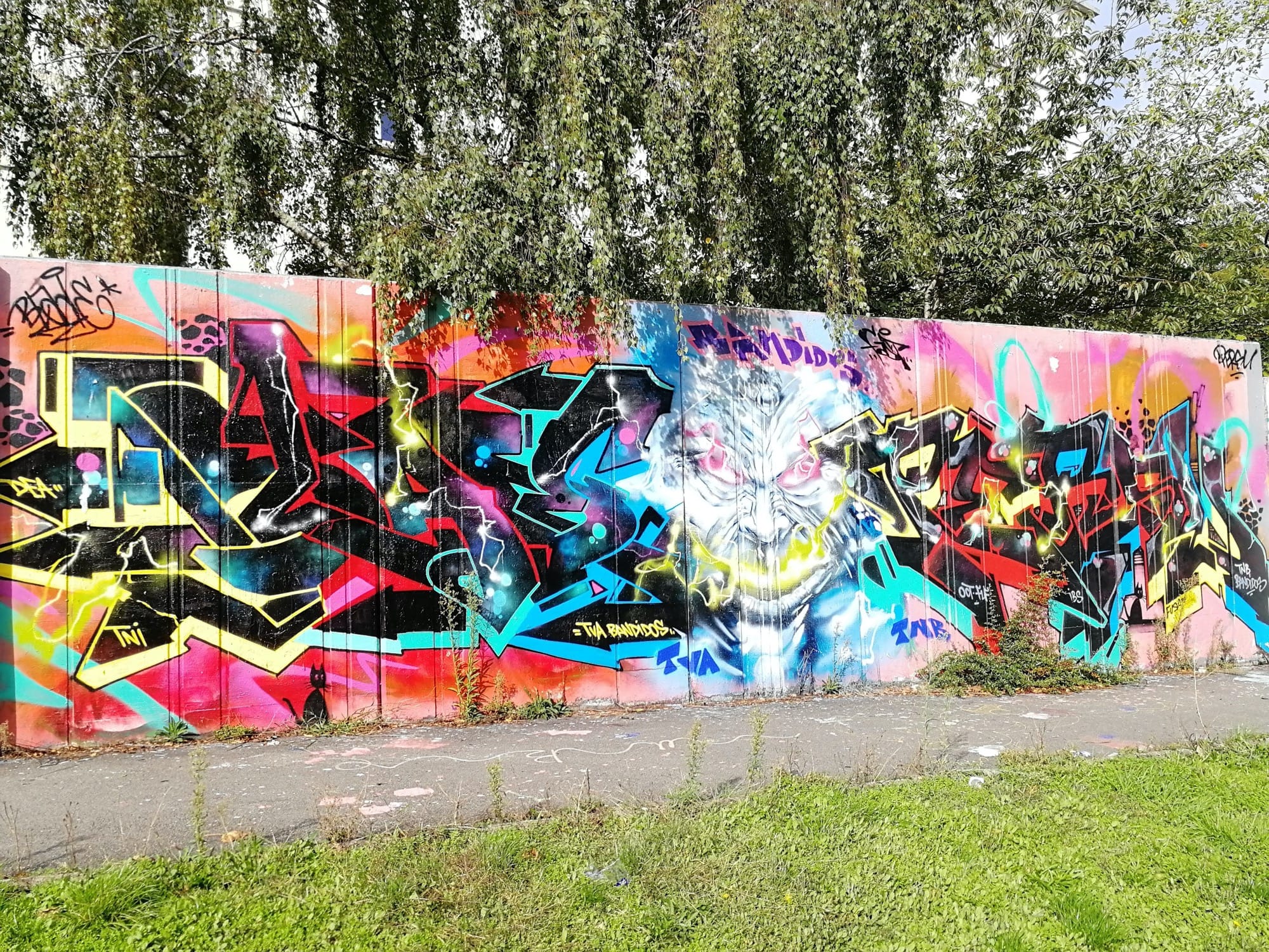 Graffiti 4488  de Persu capturé par Rabot à Nantes France