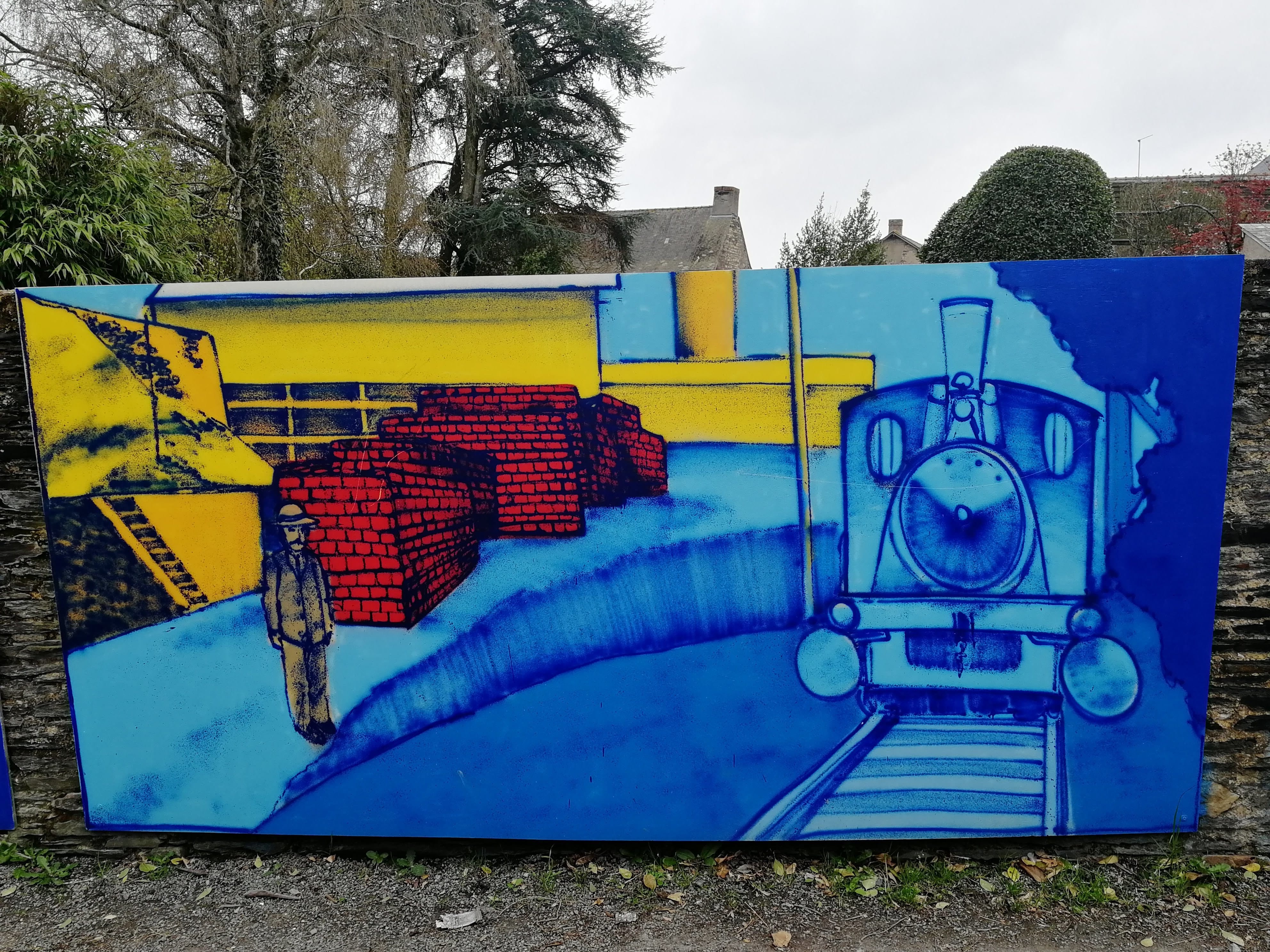 Graffiti 4608  capturé par Rabot à Saint-Vincent-des-Landes France