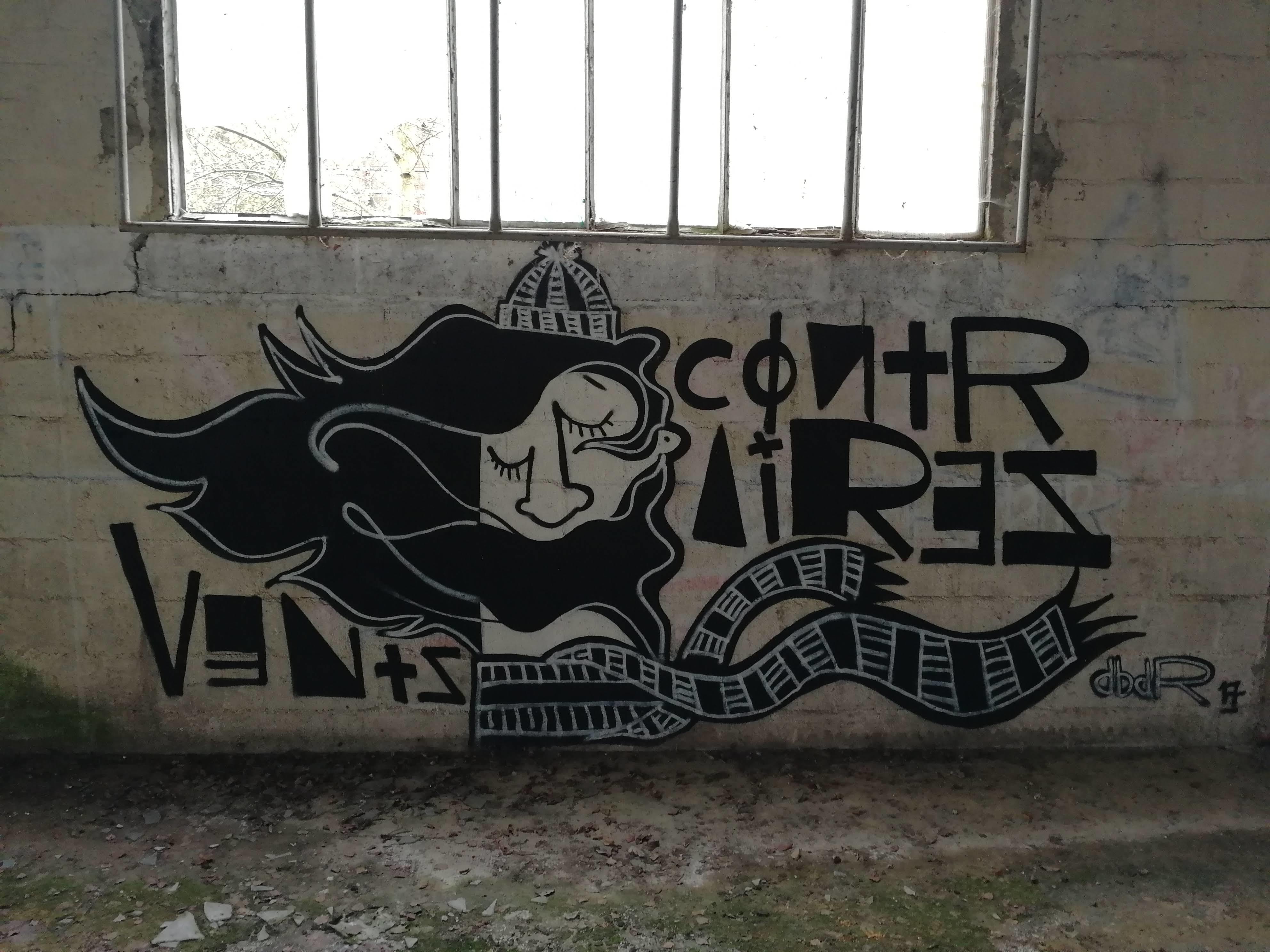 Graffiti 4618  de Deuxben de Rennes capturé par Rabot à Issé France