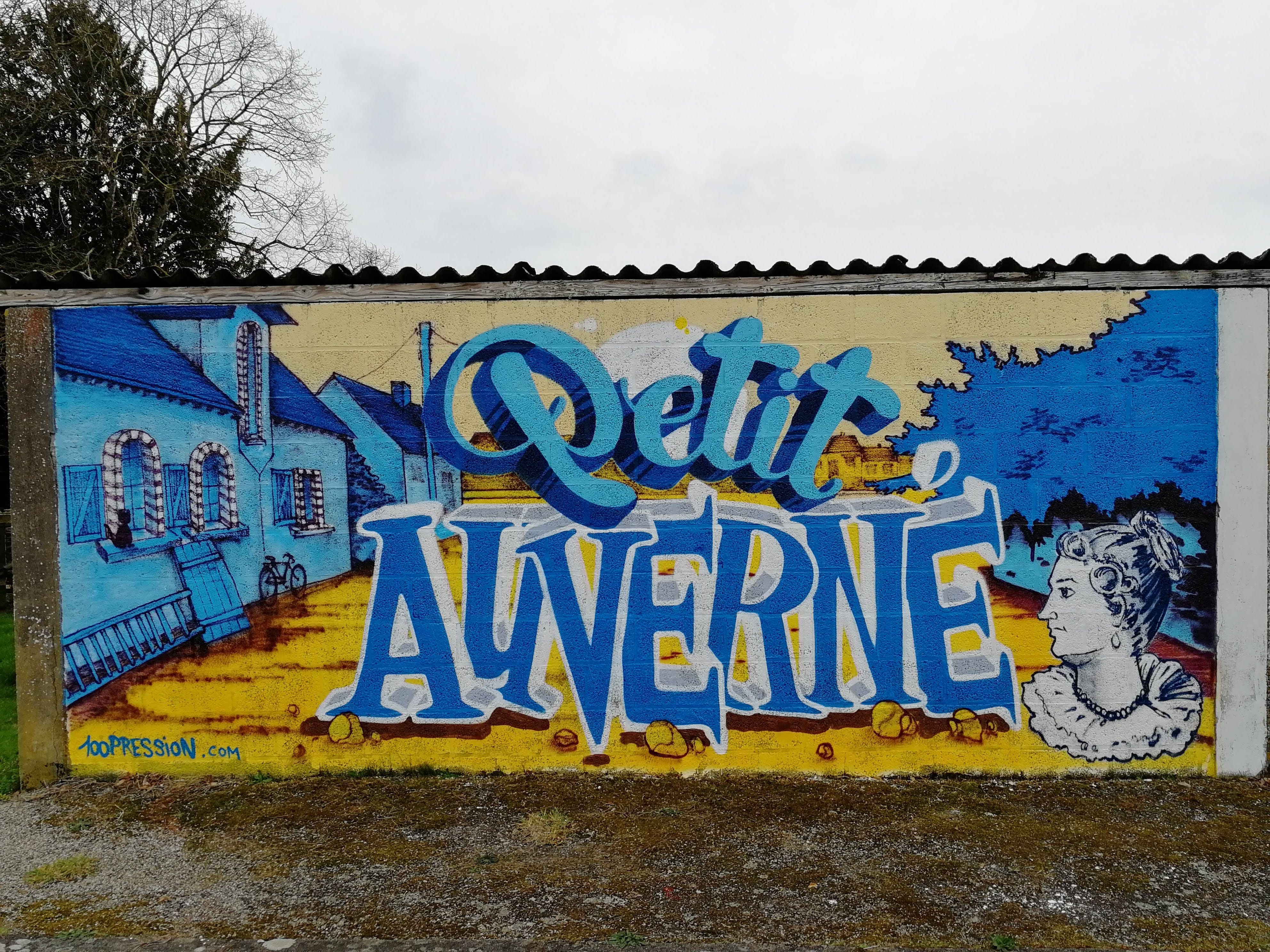 Graffiti 4630  capturé par Rabot à Petit-Auverné France