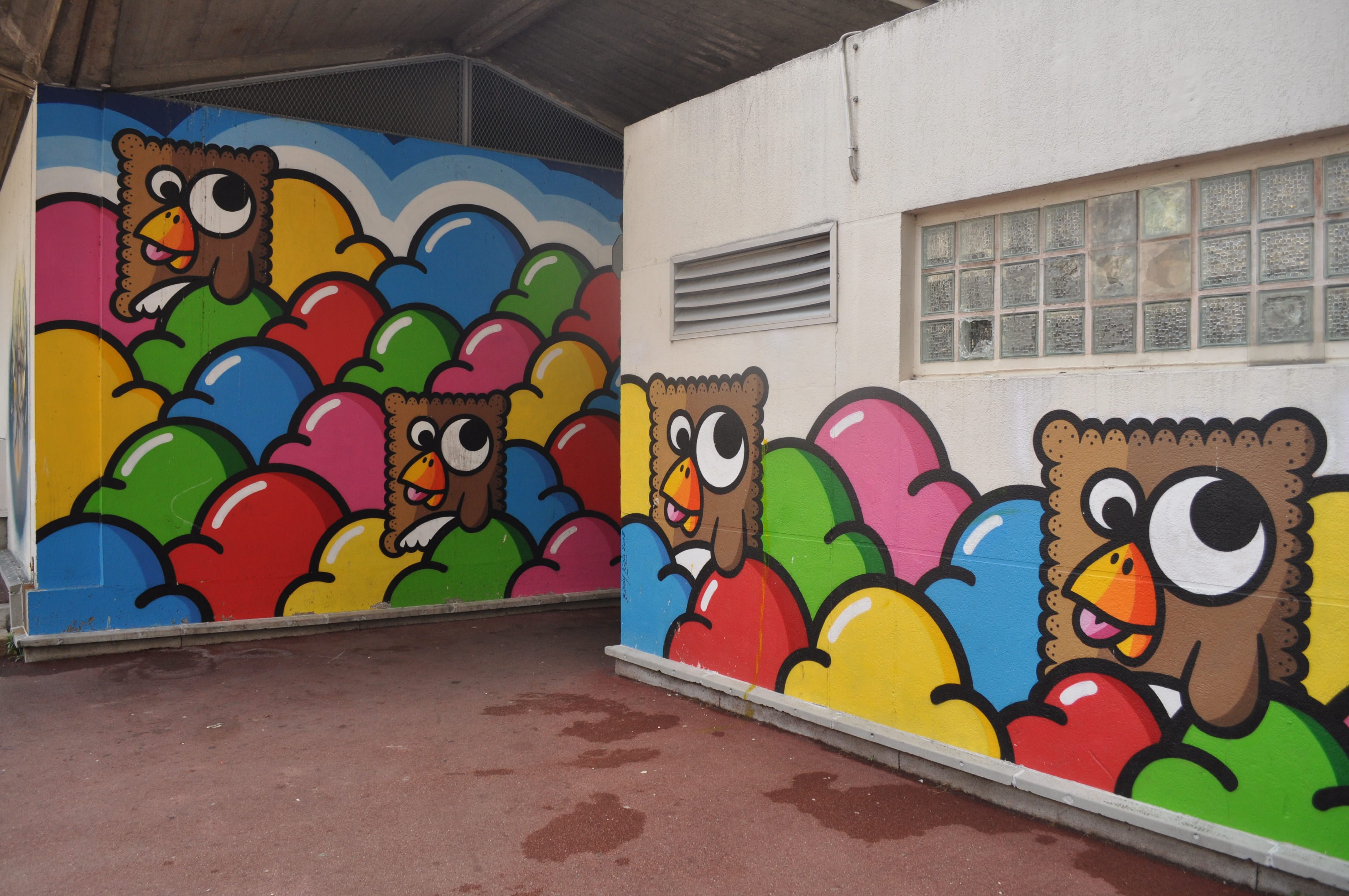 Graffiti 4640  by the artist Birdy kids captured by elettrotajik in Vitry-sur-Seine France