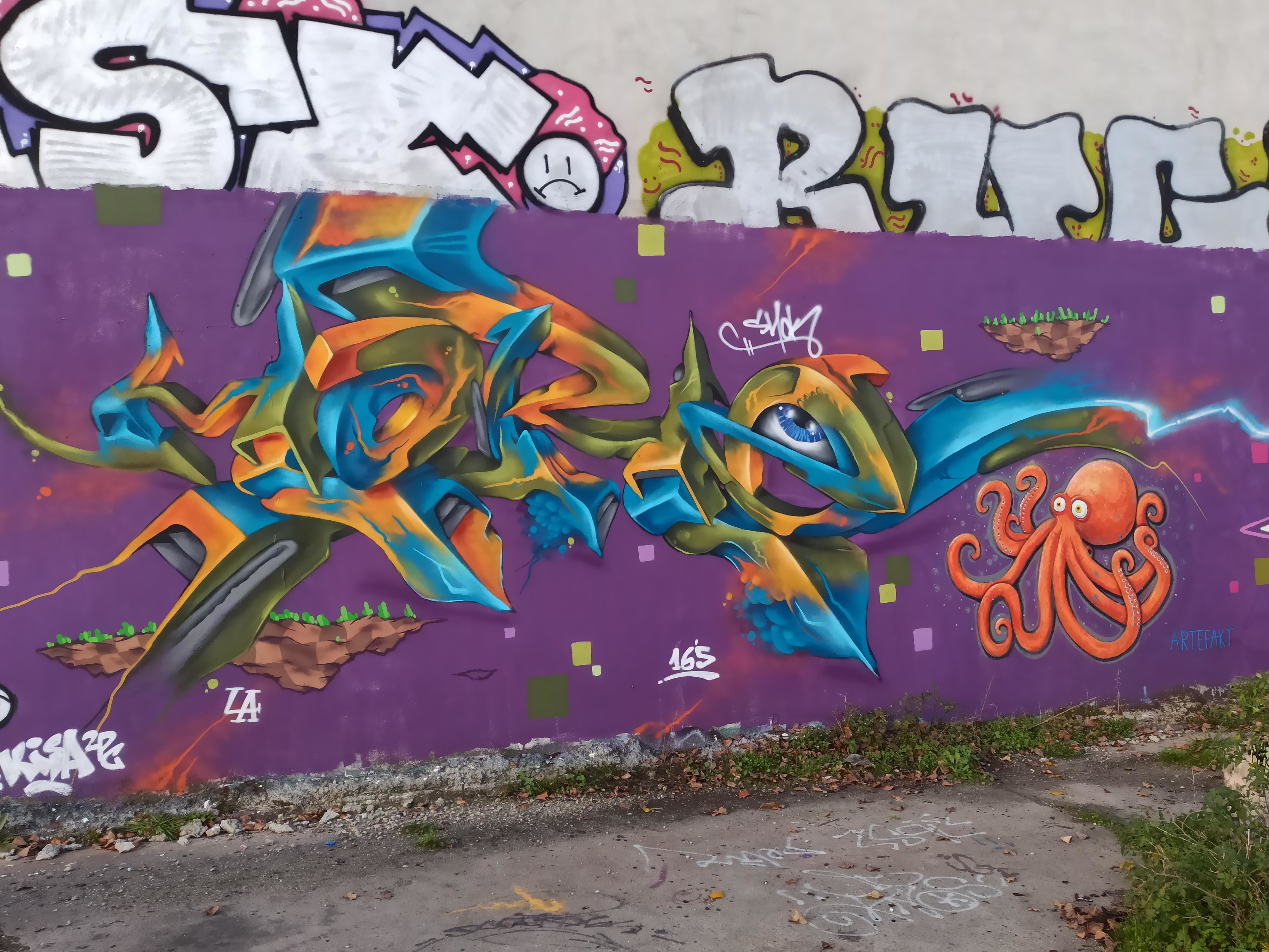 Graffiti 4670  captured by Rabot in Nantes France