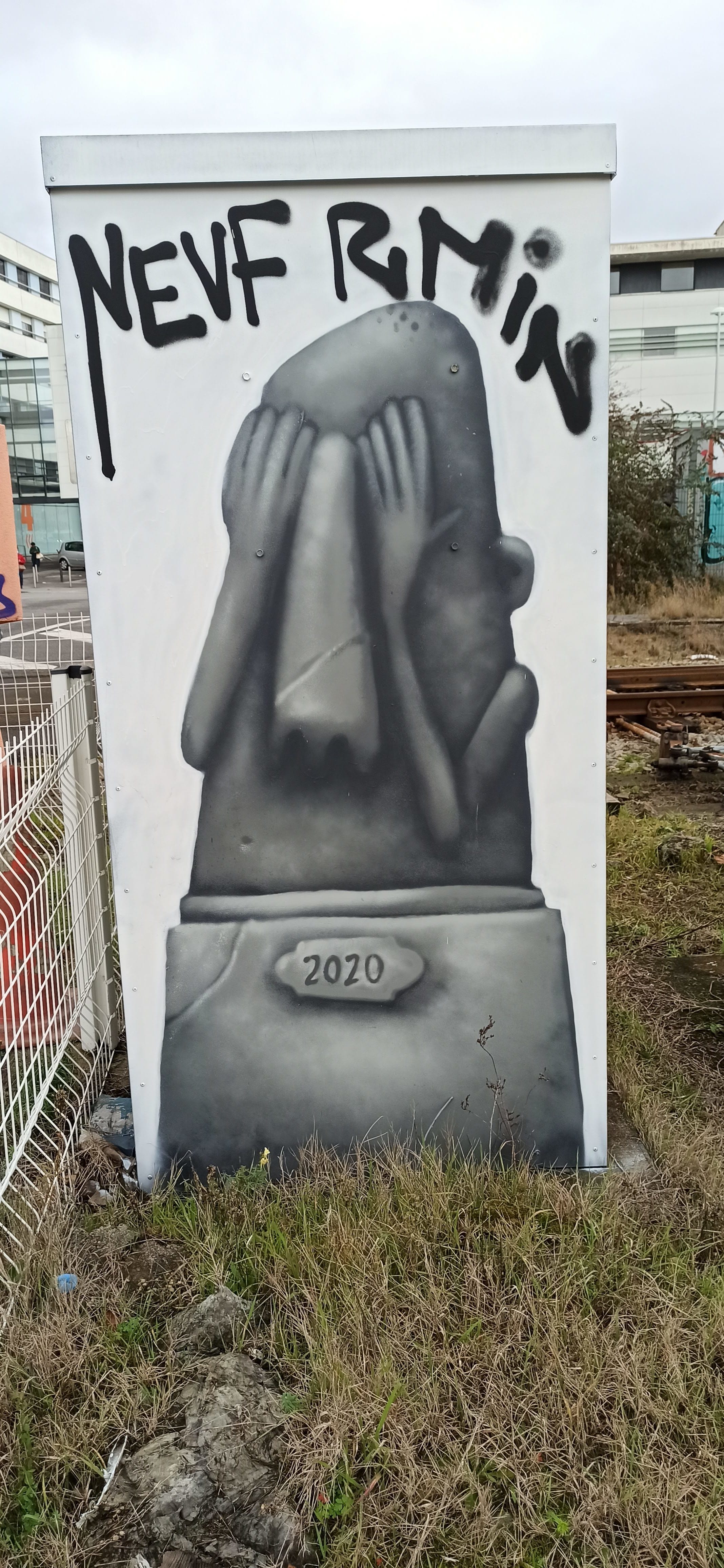 Graffiti 4698  by the artist Ador captured by Rabot in Rezé France