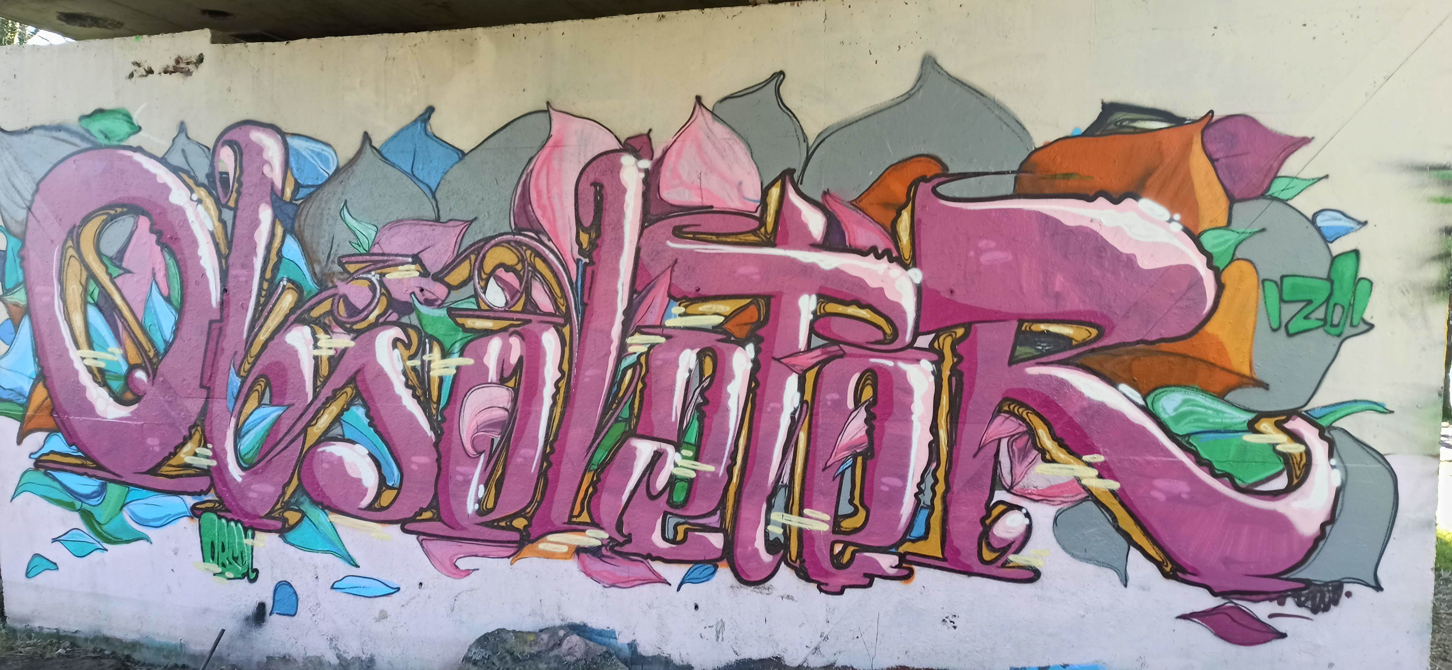 Graffiti 4702  capturé par Rabot à Rezé France