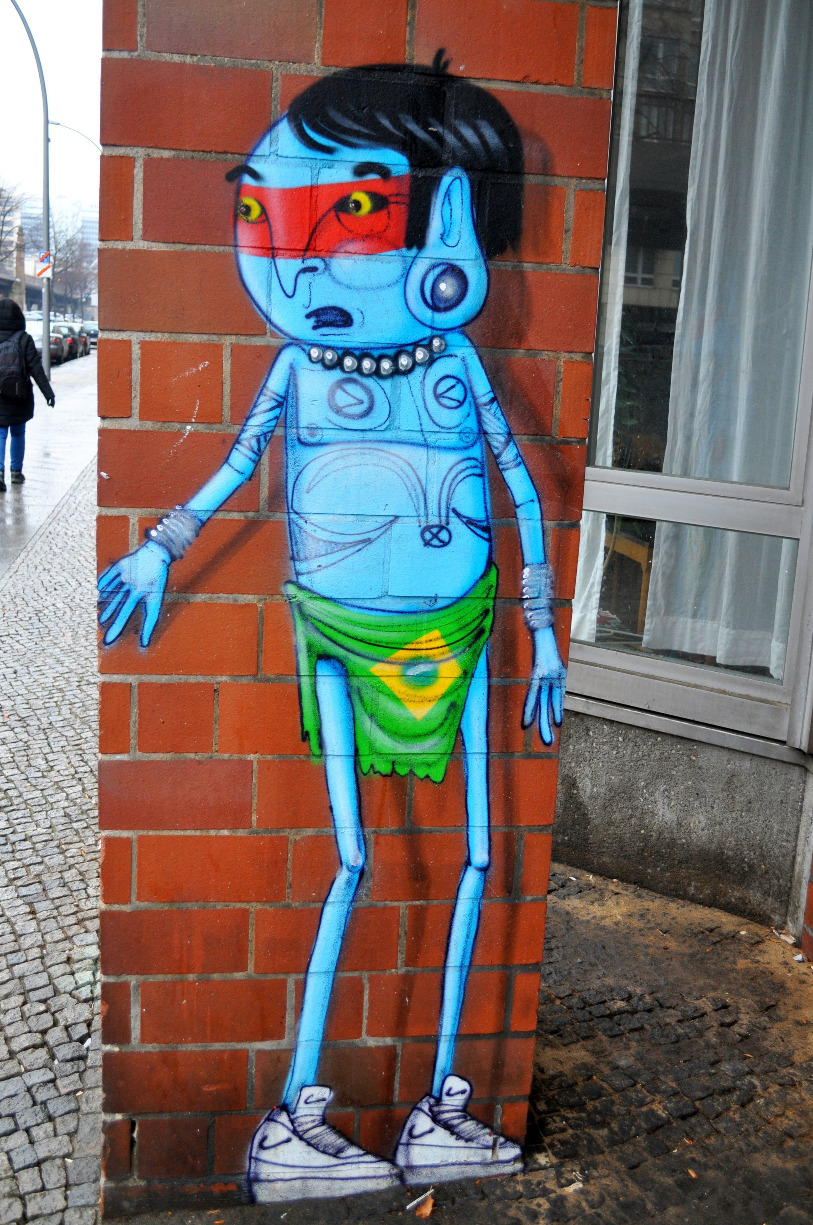 Graffiti 4738  de Cranio capturé par elettrotajik à Berlin Germany