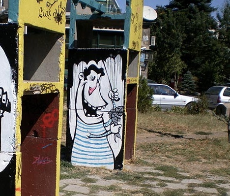 Graffiti 4797 Xteca by the artist Xteca captured by Xteca in Sofia Bulgaria