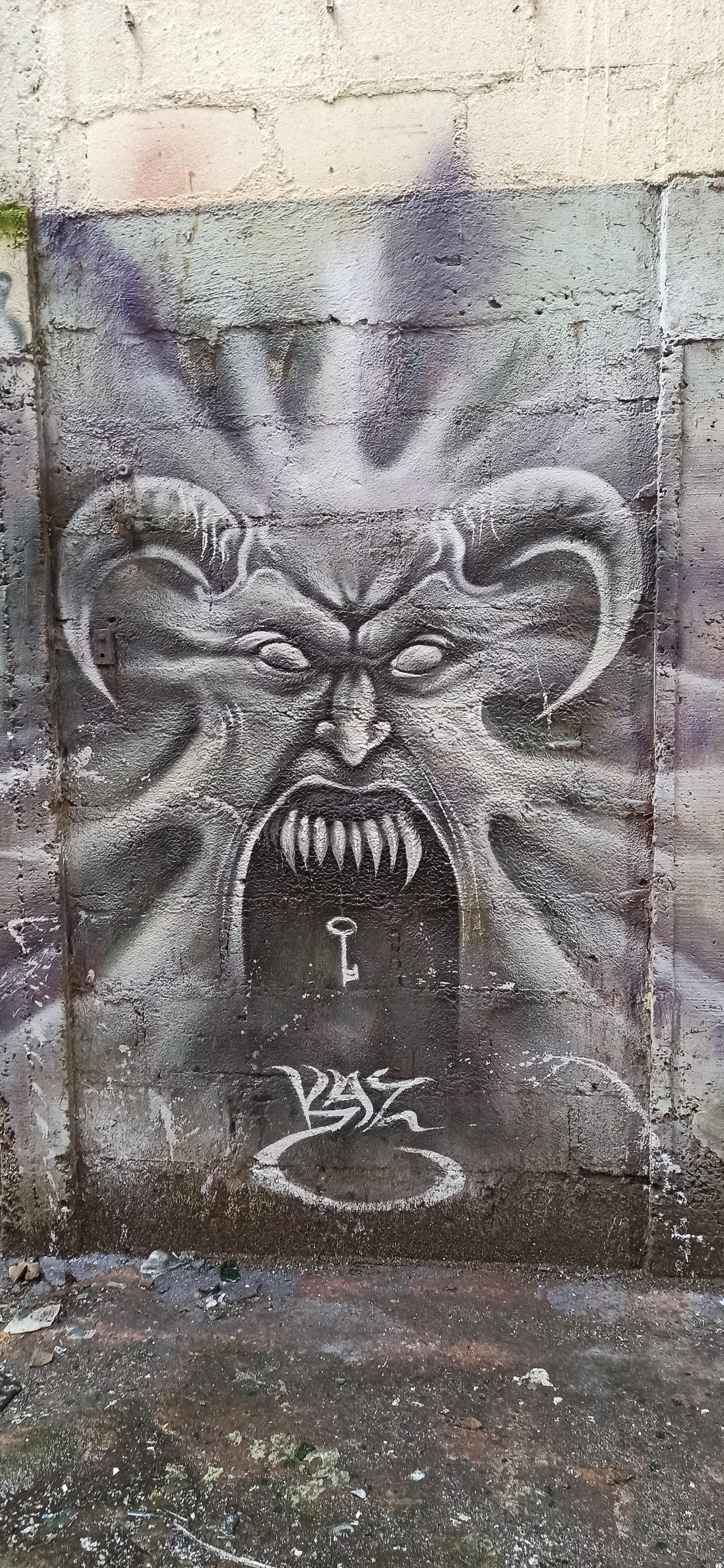 Graffiti 4829  capturé par Rabot à Lorient France