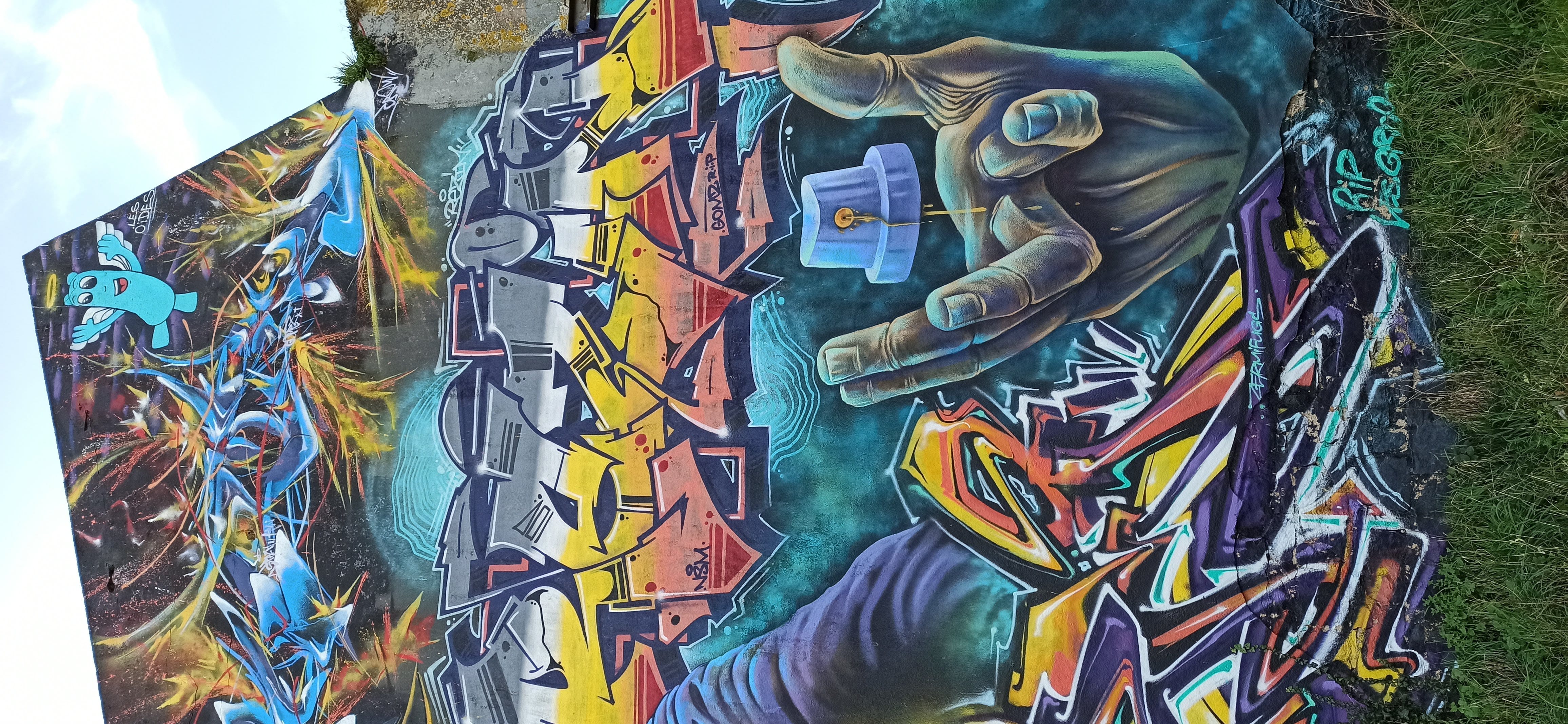 Graffiti 4873  capturé par Rabot à Lorient France