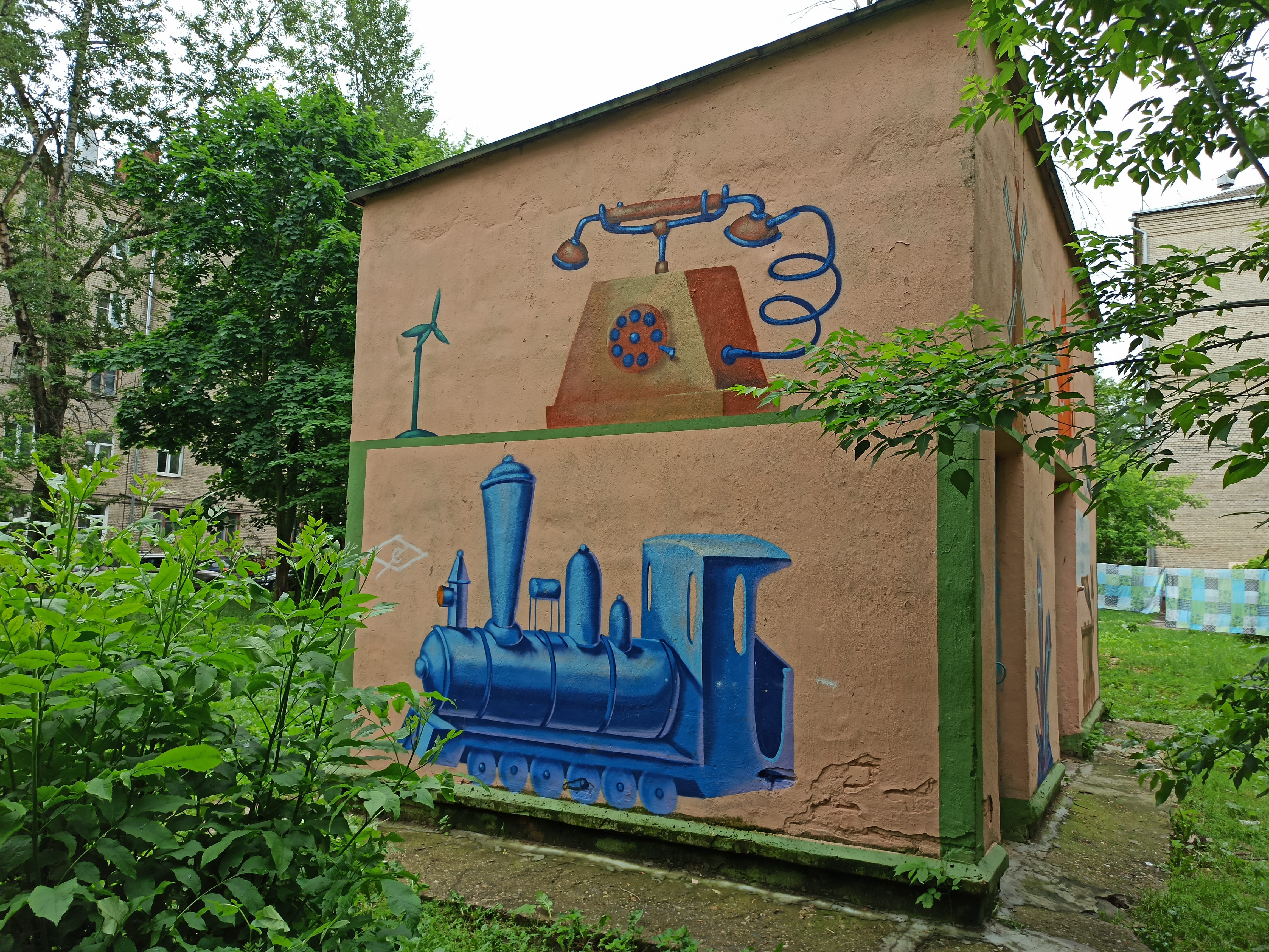 Graffiti 4996  by the artist Shon KGB captured by elettrotajik in Korolyov Russia