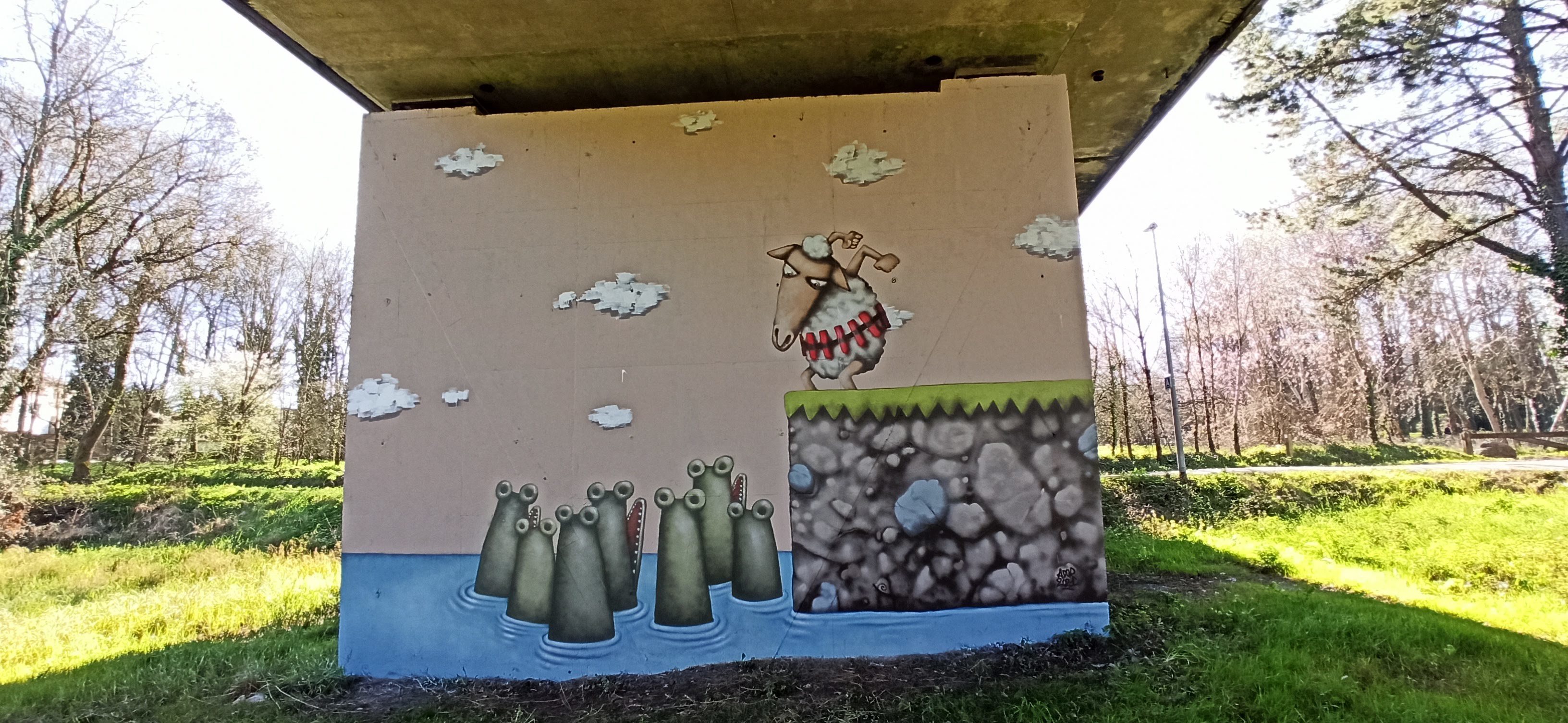 Graffiti 5036  by the artist Ador captured by Rabot in Rezé France