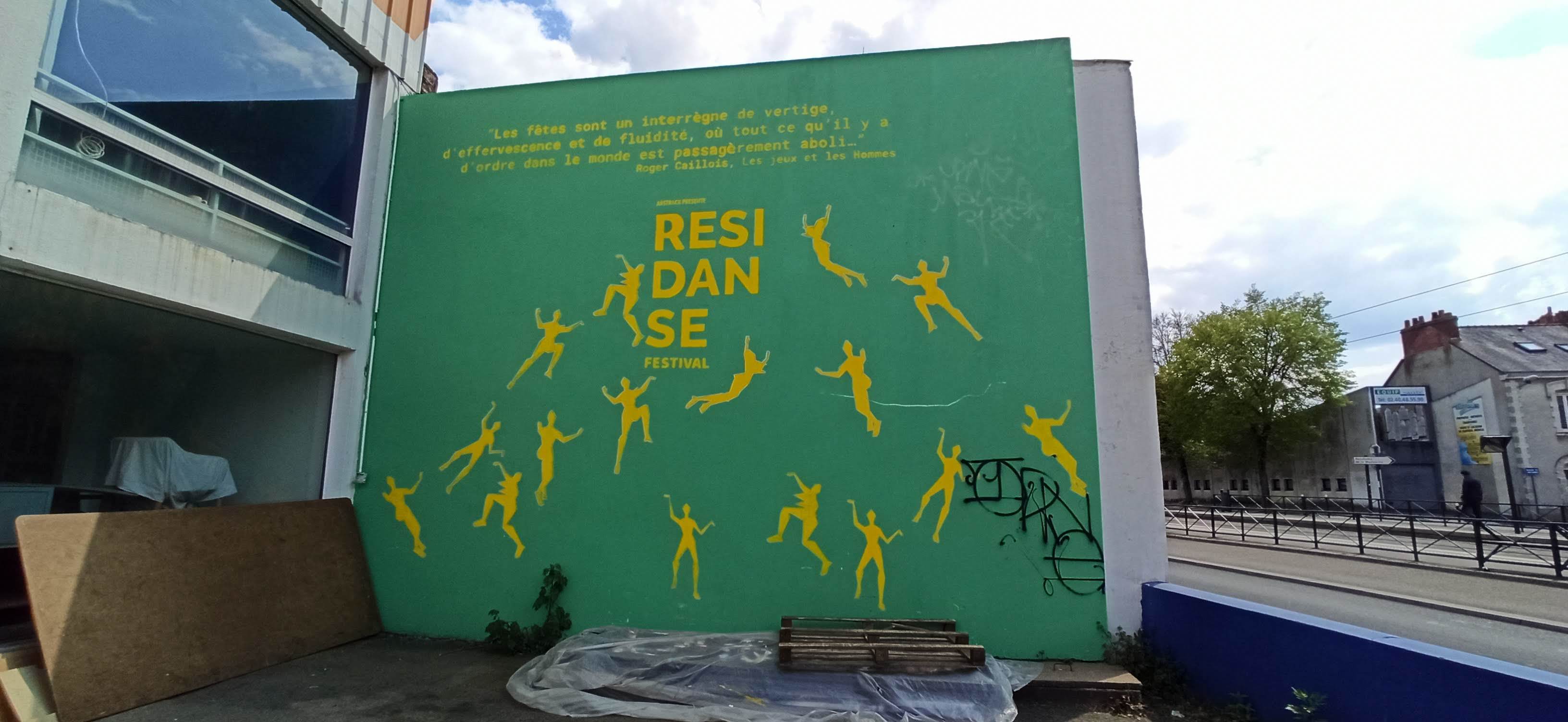 Graffiti 5051 Résidence festival capturé par Rabot à Nantes France