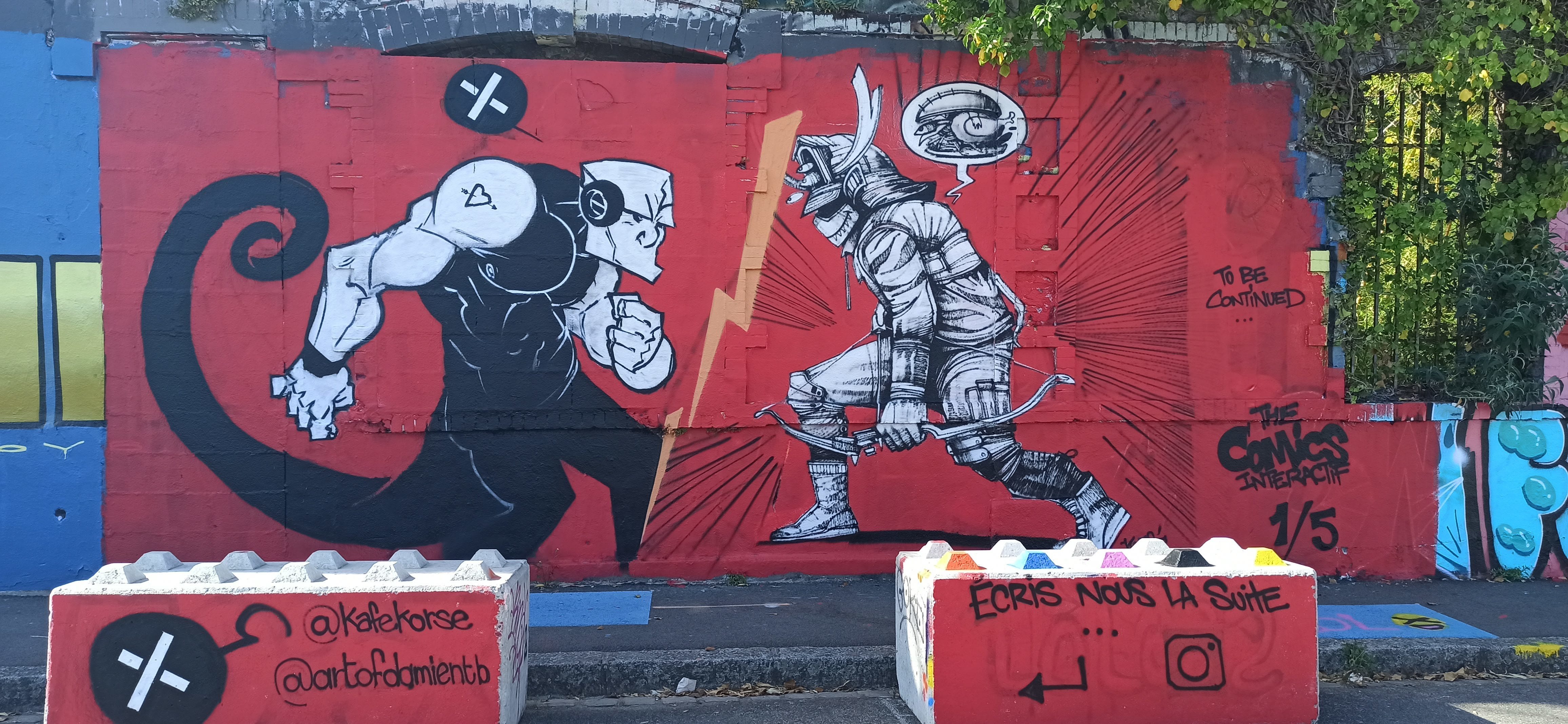 Graffiti 5116  de Kafé Korsé capturé par Rabot à Nantes France
