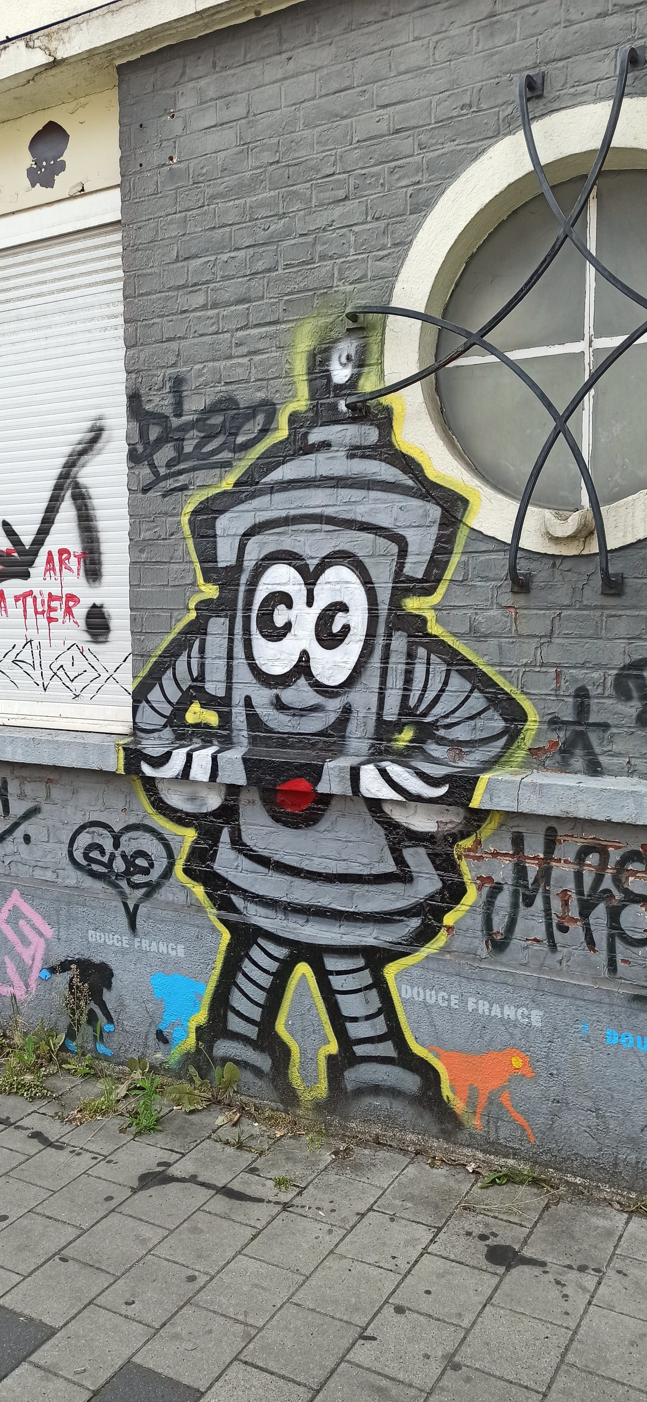 Graffiti 5125  capturé par Rabot à Roubaix France