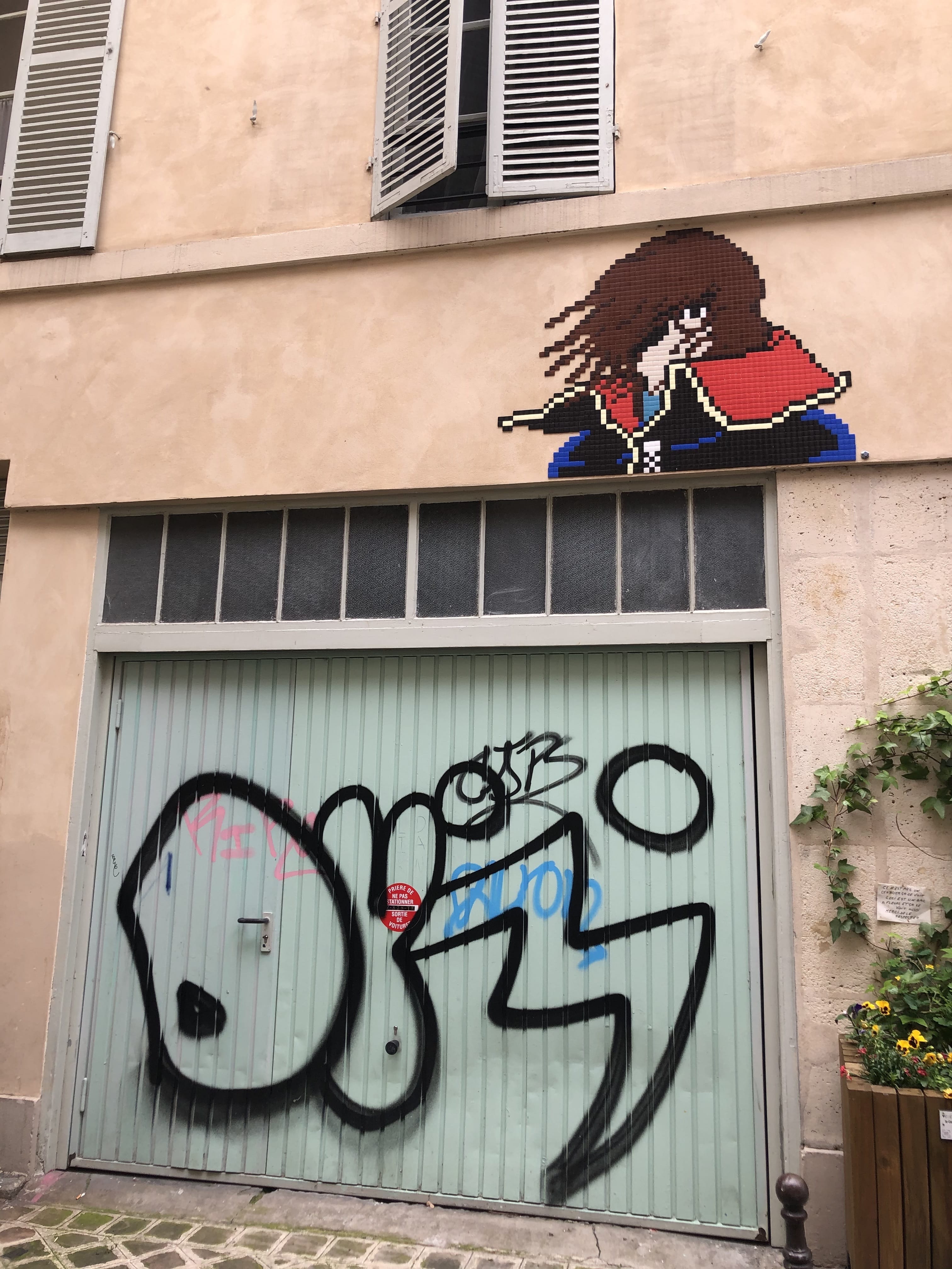 Mosaic 5139 Albator by the artist Invader captured by Artparis in Paris France