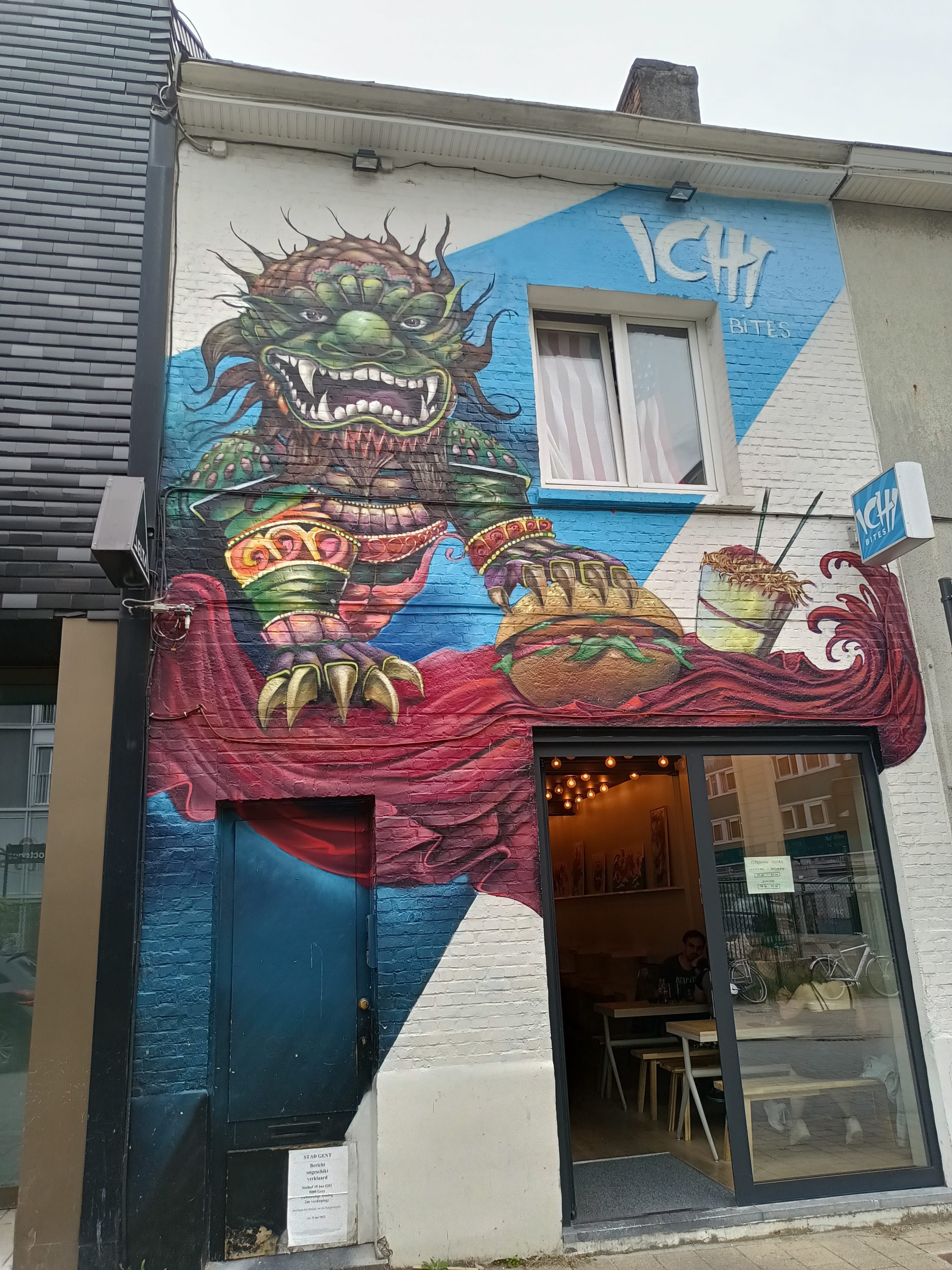 Graffiti 5205  capturé par Rabot à Gent Belgium