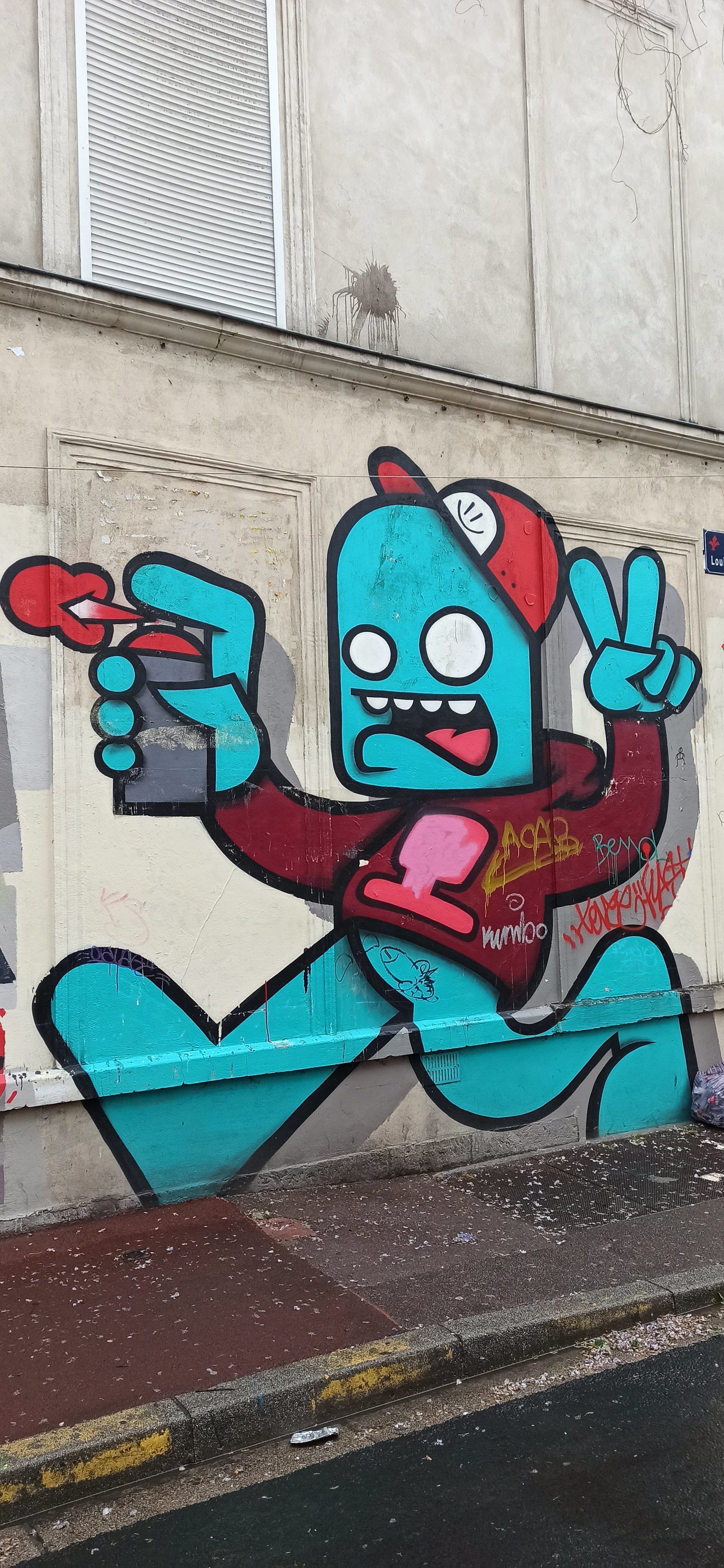 Graffiti 5245  de 2 Dirty capturé par Rabot à Lille France