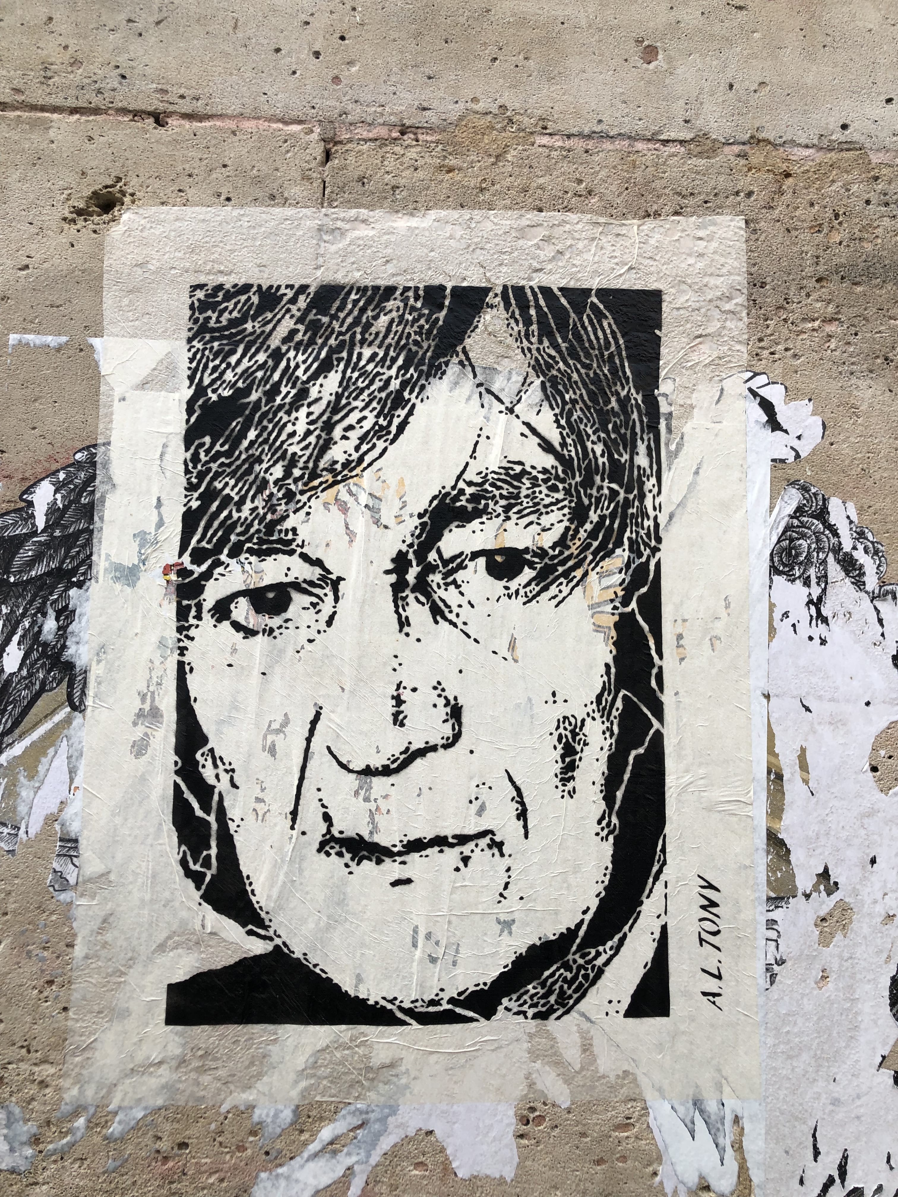 Graffiti 5423 Al Tony in Paris France
