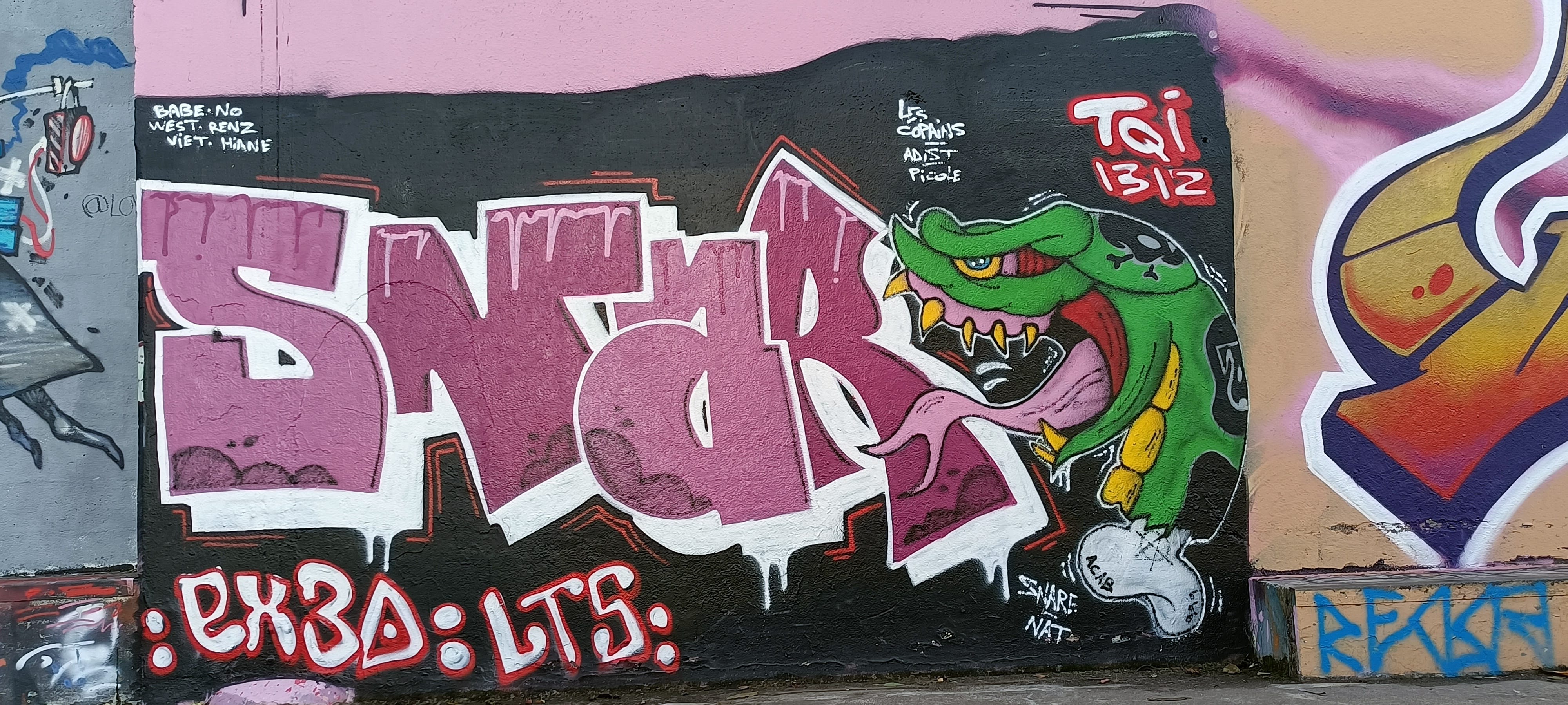 Graffiti 5461  capturé par Rabot à Nantes France
