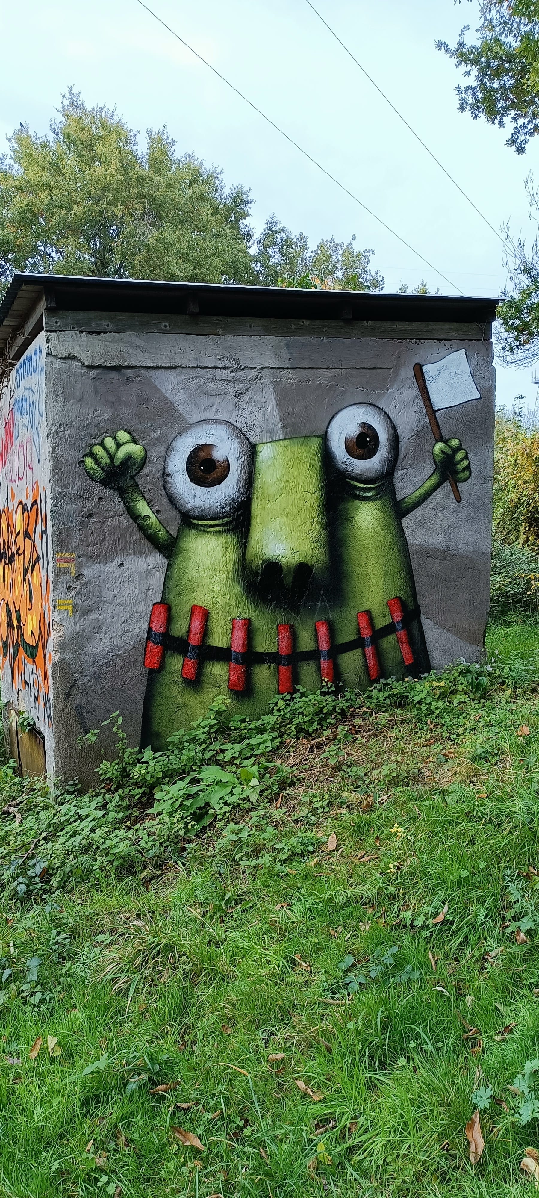 Graffiti 5476  by the artist Ador captured by Rabot in Vertou France