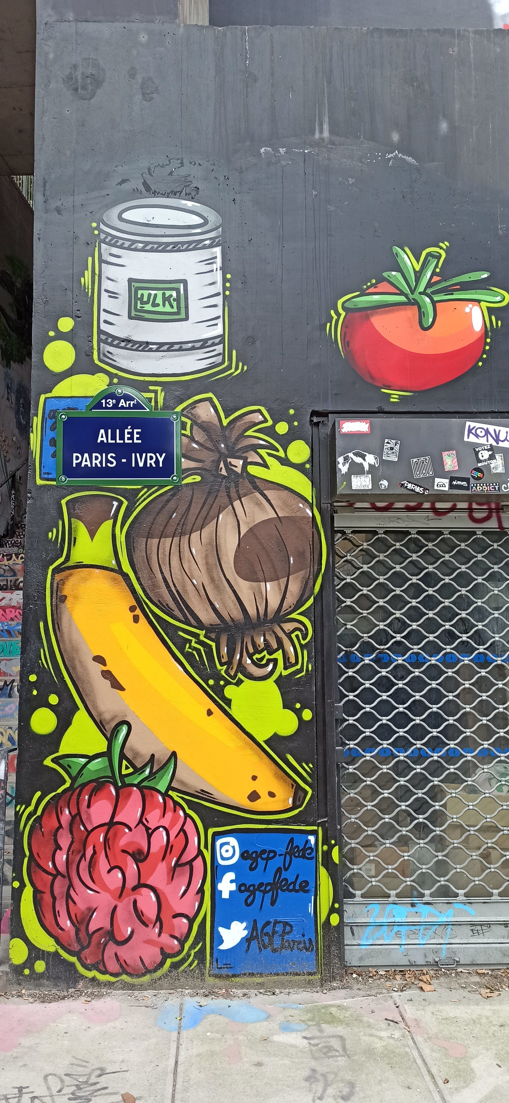 Graffiti 5488  captured by Rabot in Paris France
