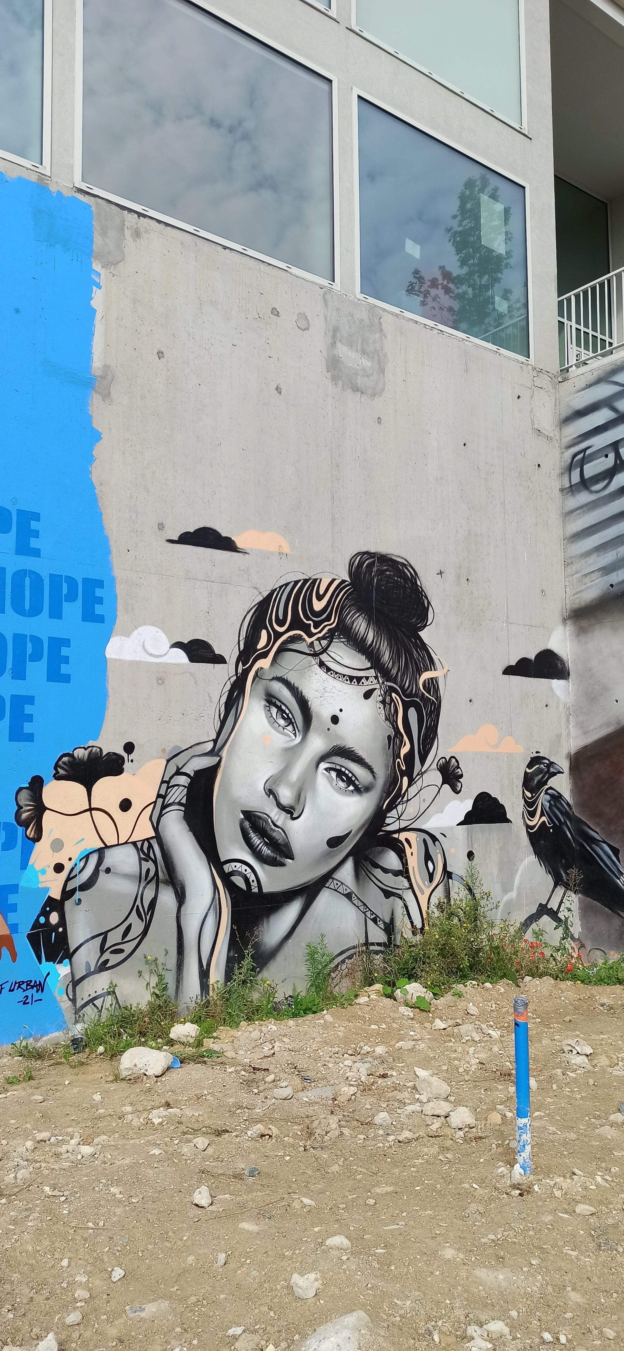 Graffiti 5504  capturé par Rabot à Paris France