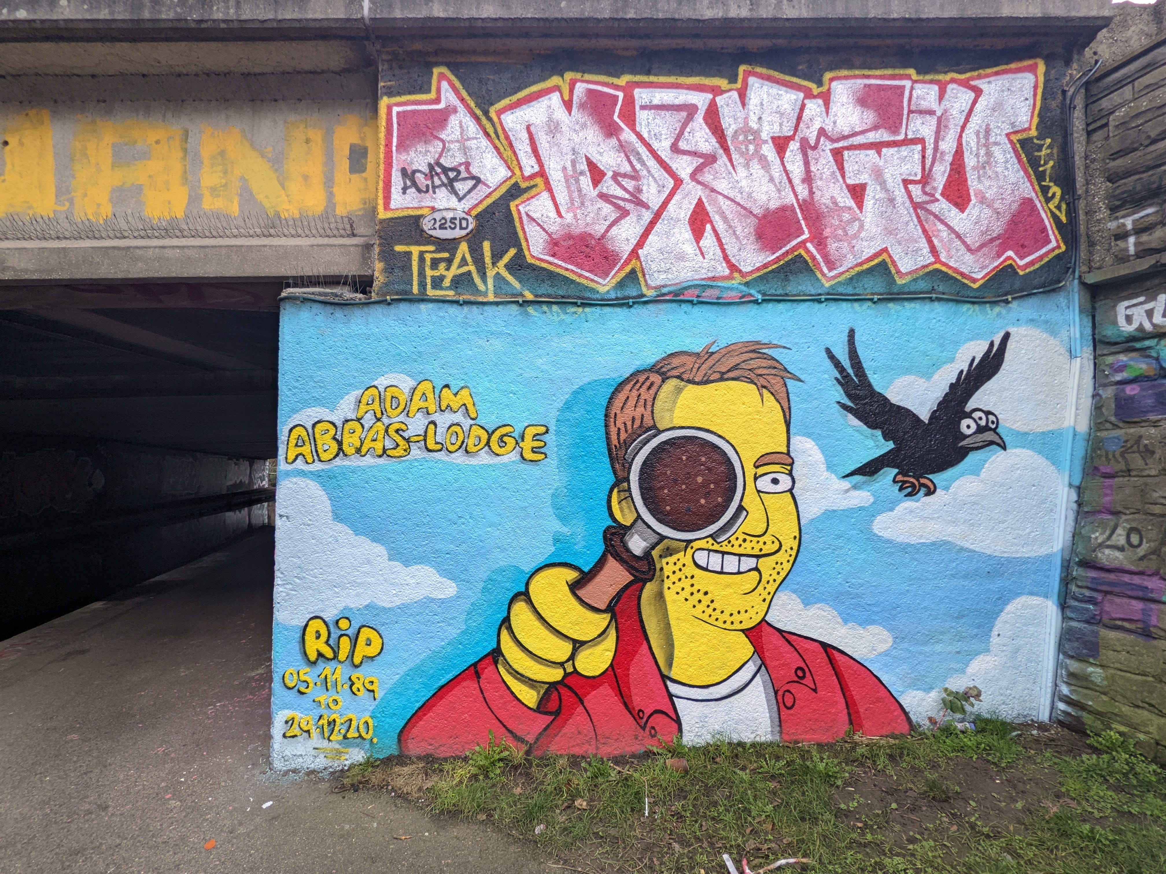 Graffiti 5511 Bridge. Leeds and Liverpool Canal capturé par Igor à Leeds United Kingdom