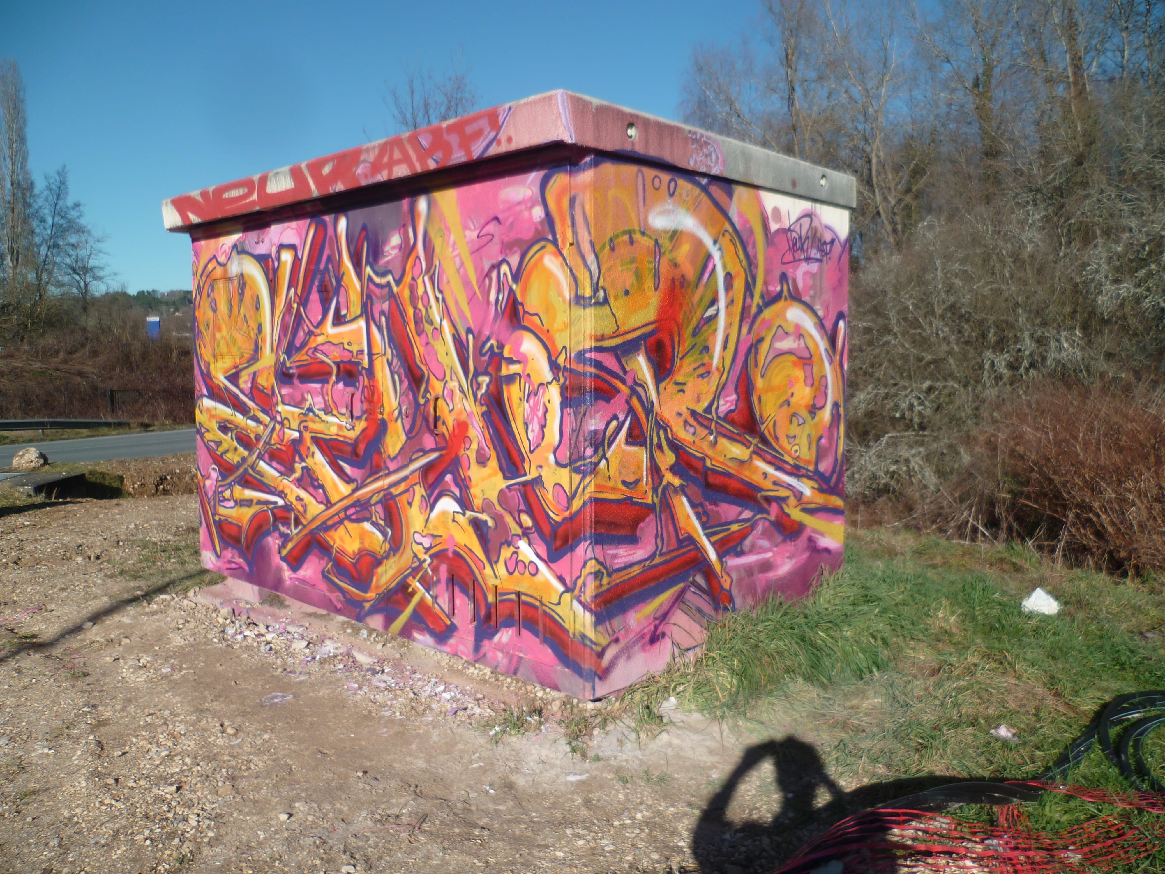 Graffiti 5655 #neurabf captured by Neur Abf in Sanilhac France