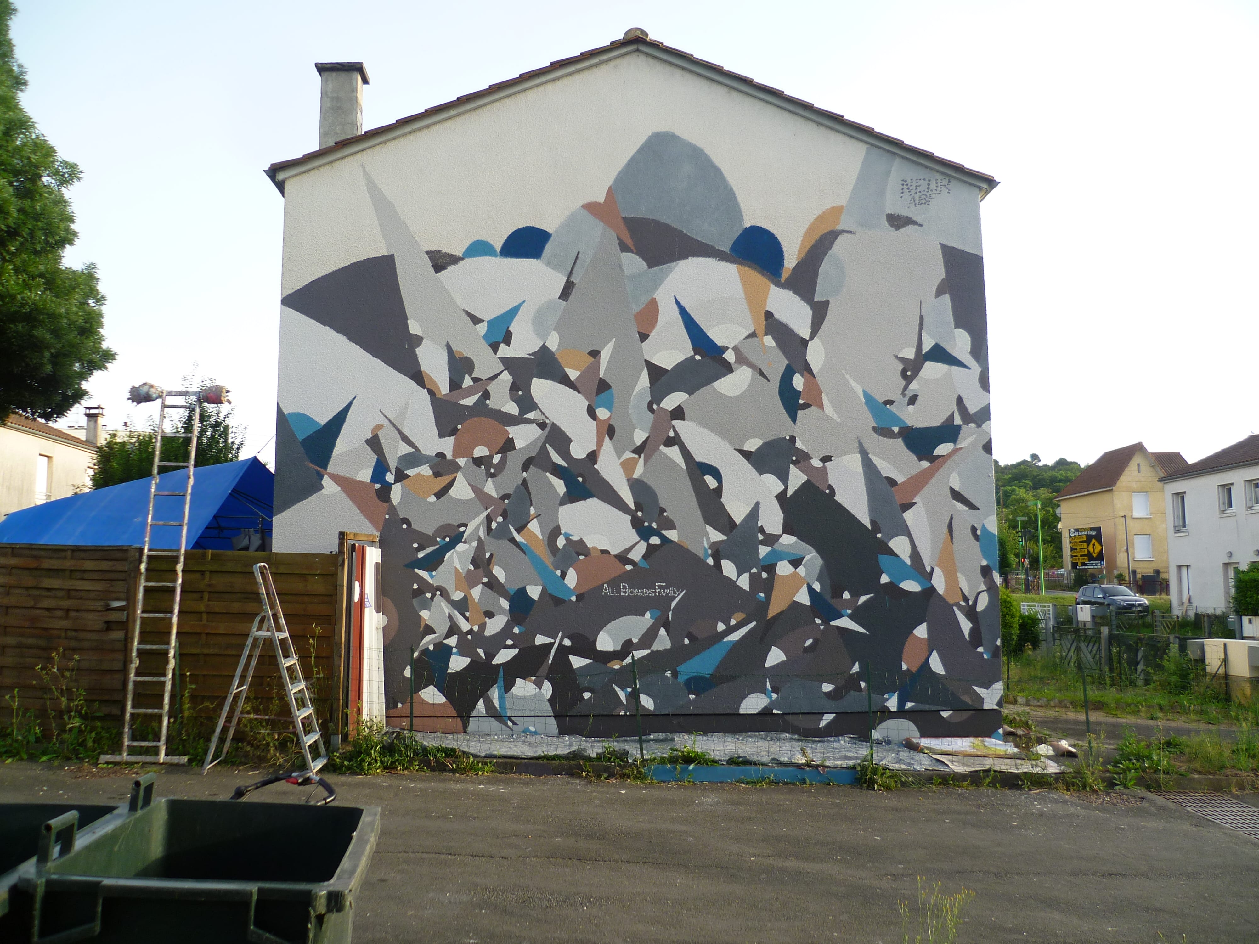 Graffiti 5711 neur abf capturé par Neur Abf à Coulounieix-Chamiers France