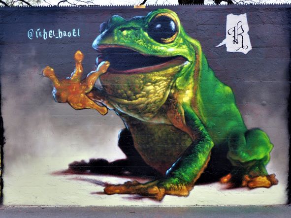 Graffiti 5852 hello again capturé par stewi à Allschwil Suisse