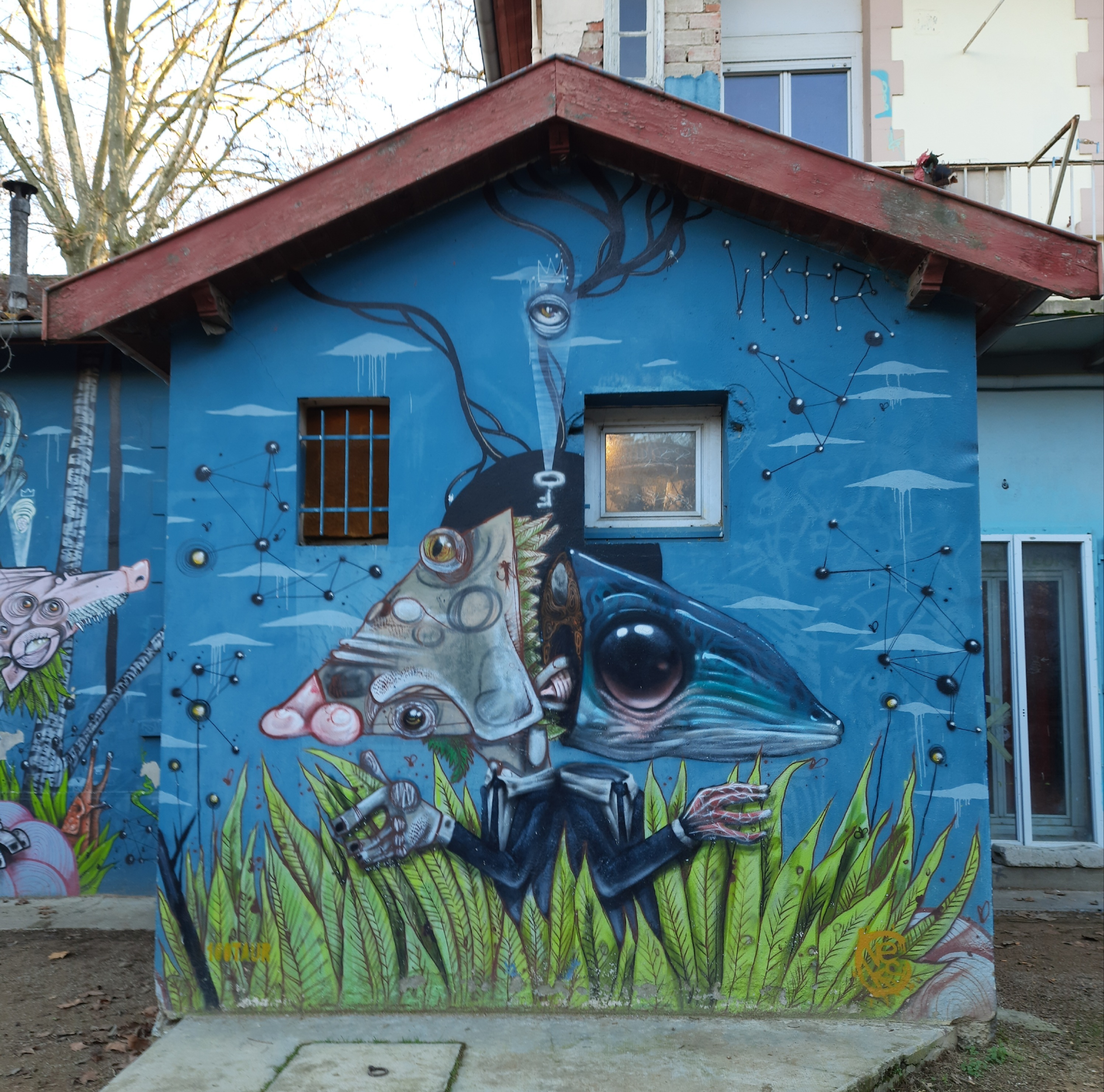 Graffiti 6244 VEKS VAN HILLIK & 100TAUR de Veks Van Hillik capturé par Mephisroth à Toulouse France