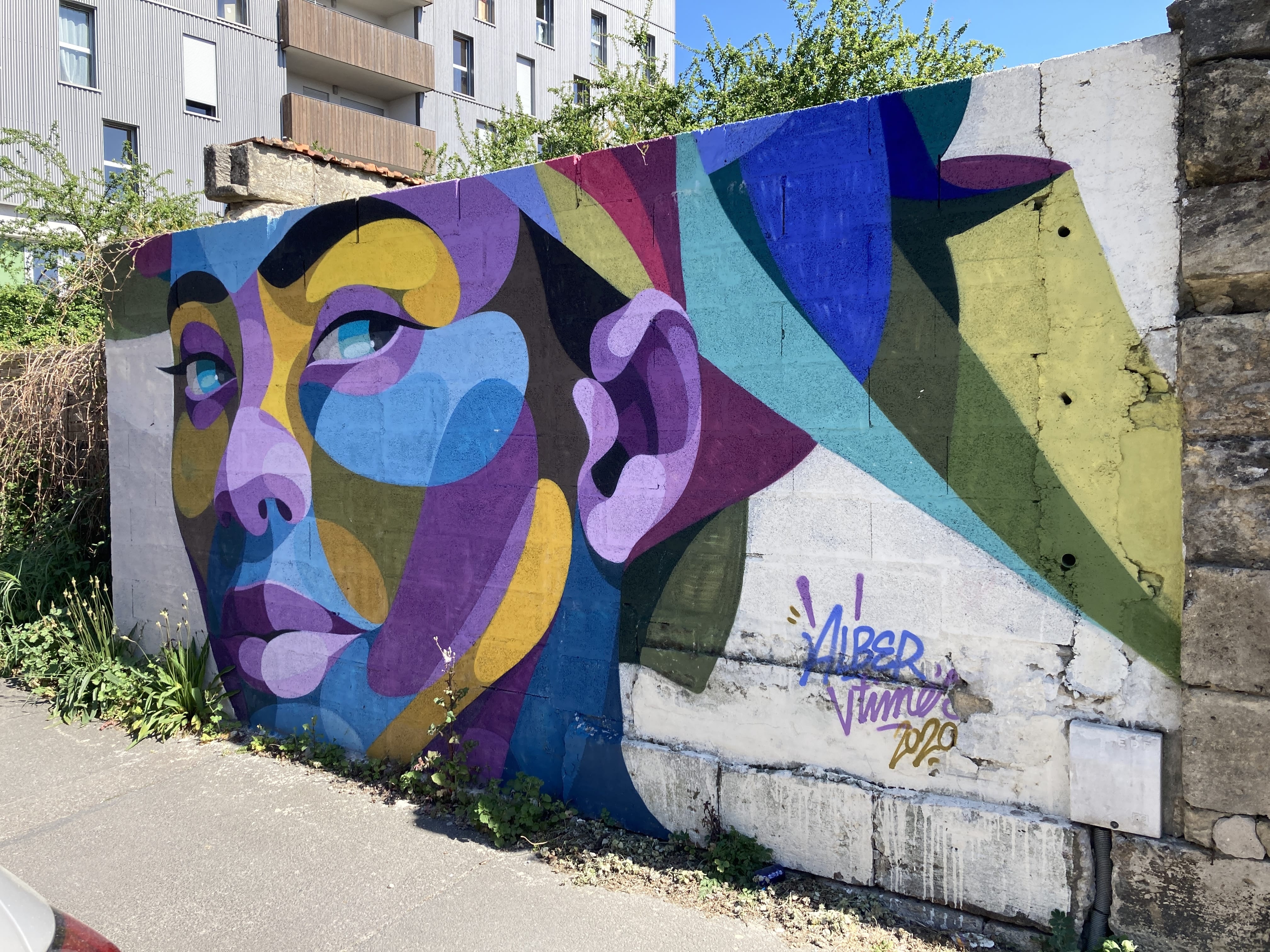 Graffiti 6303  by the artist Alber captured by Mephisroth in Bordeaux France