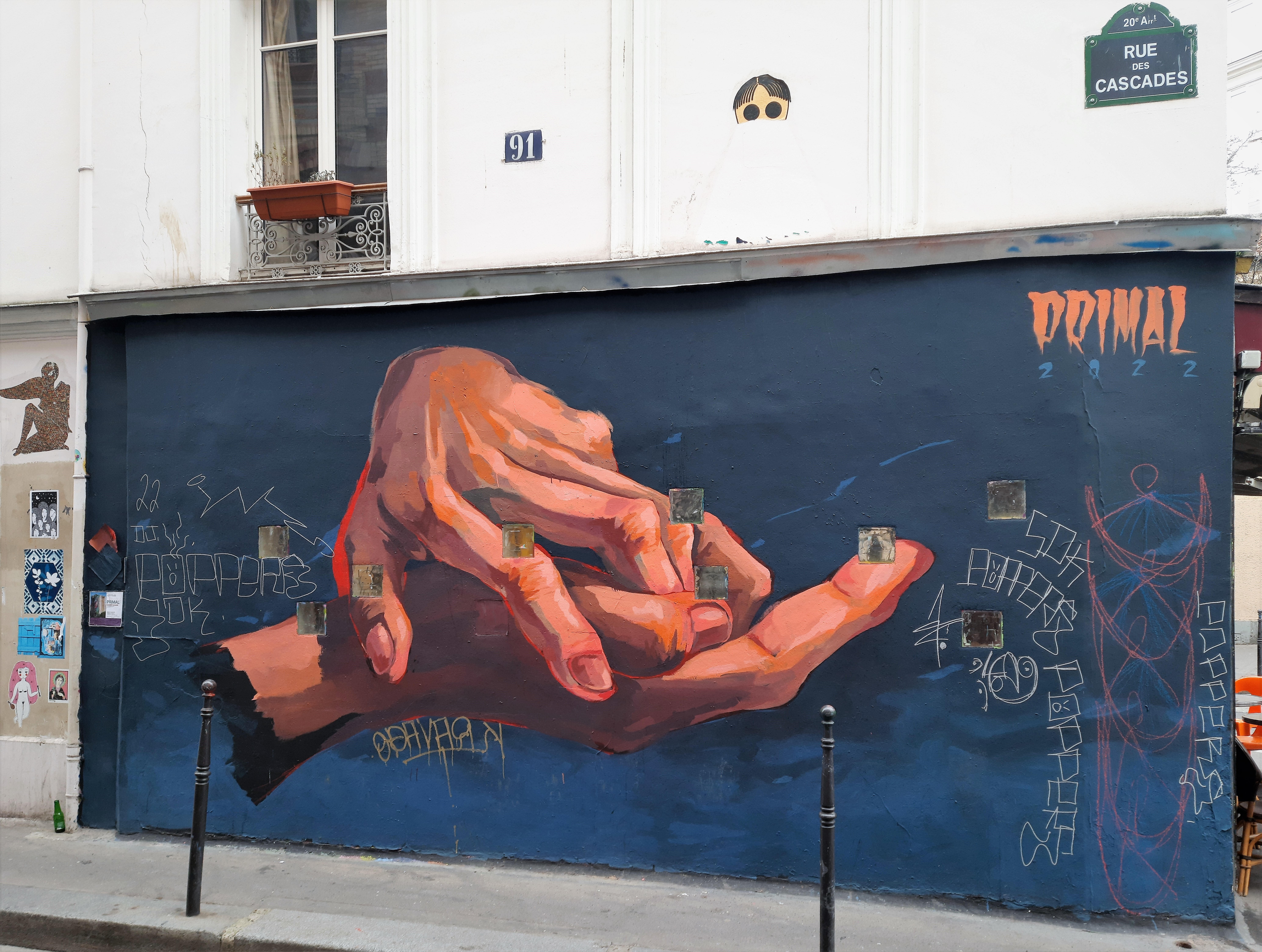 Graffiti 6527 PRIMAL de Primal capturé par Mephisroth à Paris France