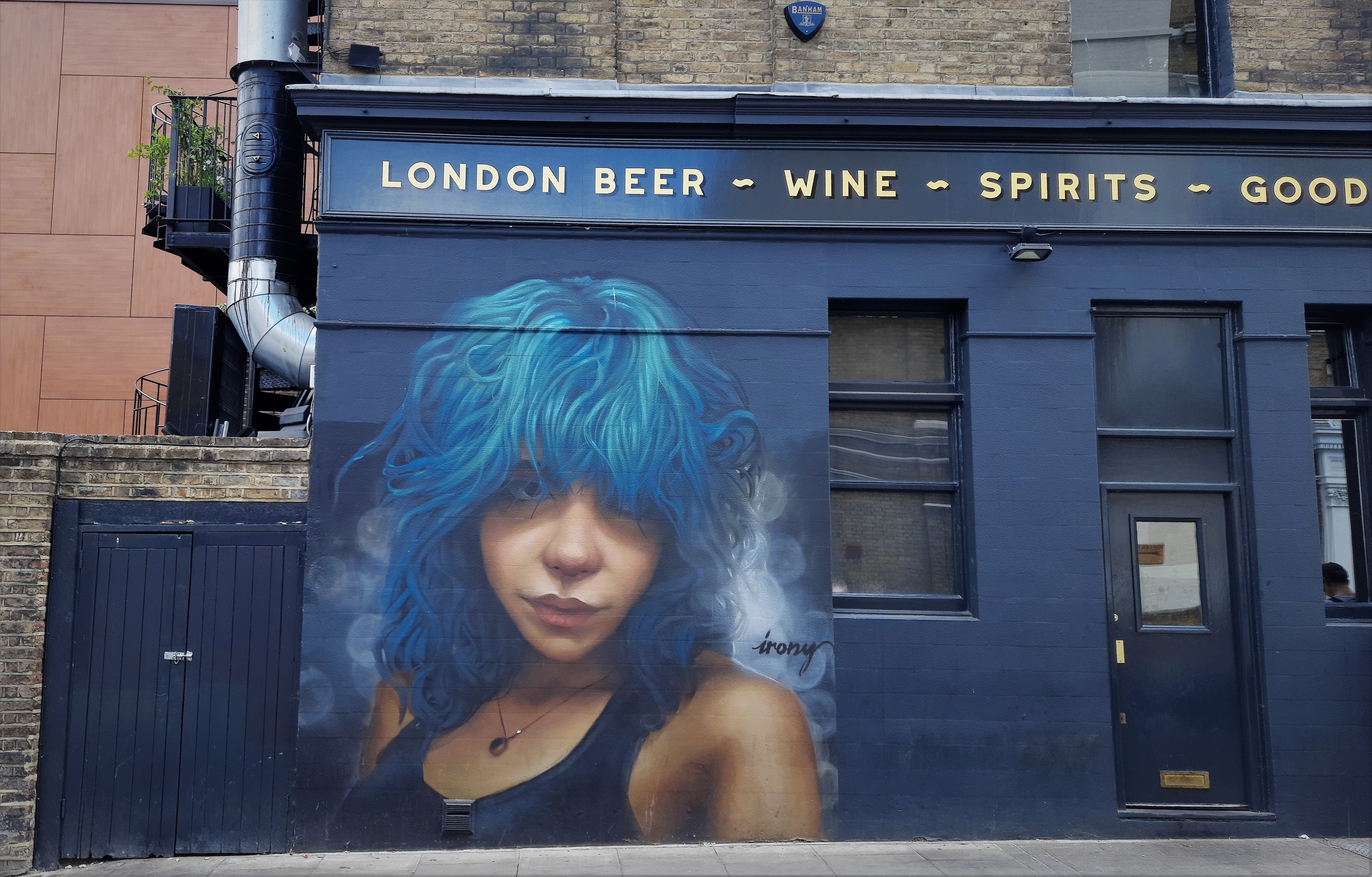 Graffiti 6543  by the artist IRONY captured by Mephisroth in London United Kingdom