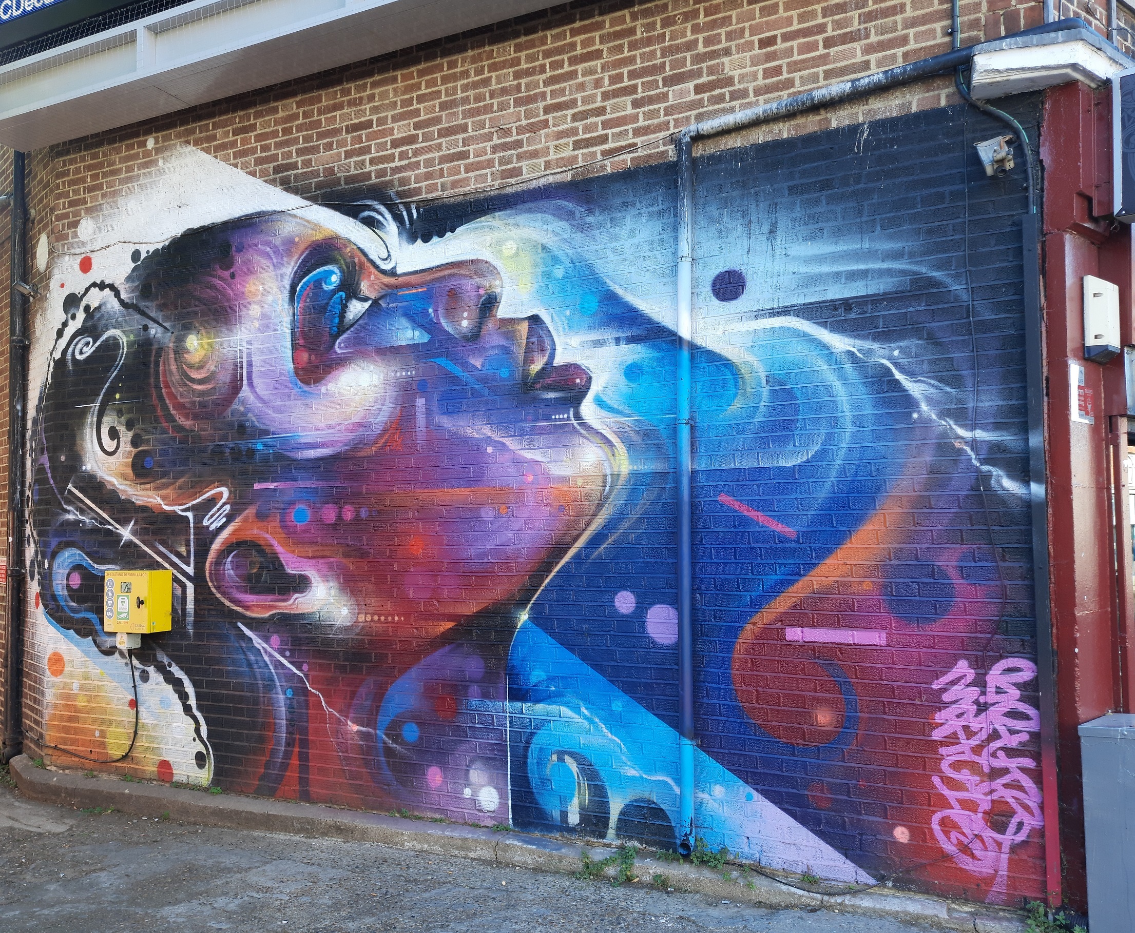 Graffiti 6562  de Mr CENZ capturé par Mephisroth à london United Kingdom