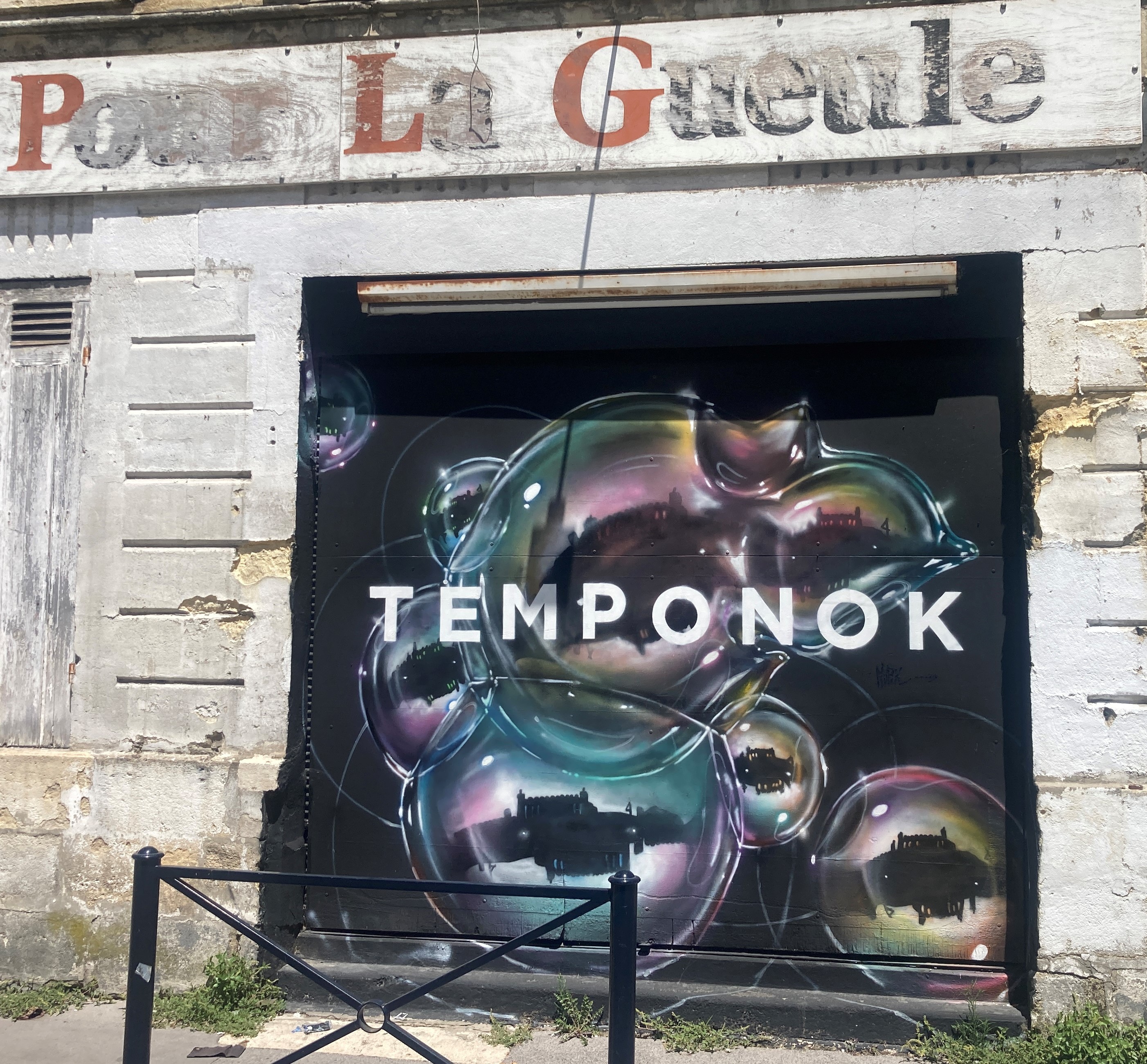 Graffiti 6889 TEMPONOK de Tempo Nok capturé par Mephisroth à Bordeaux France