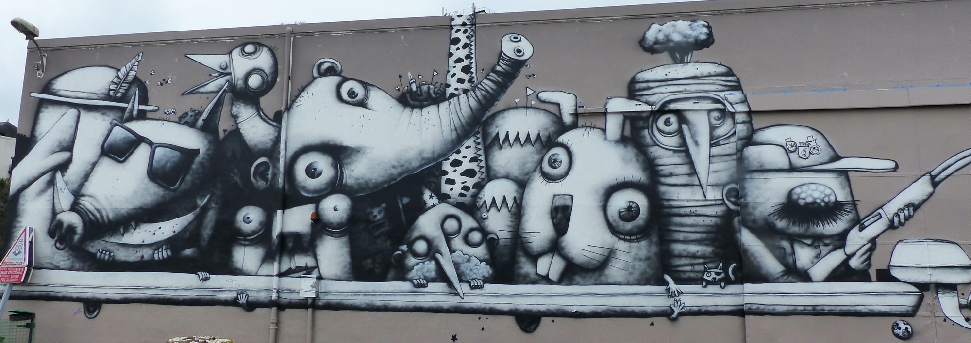 Graffiti 9  by the artist Ador captured by Rabot in Nantes France