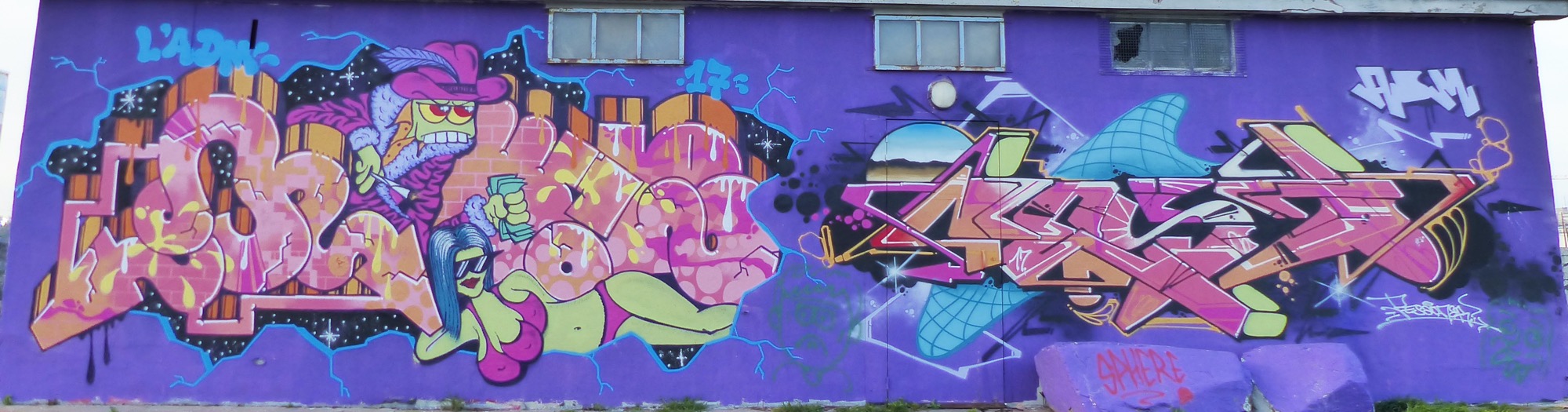 Graffiti 30  captured by Rabot in Nantes France