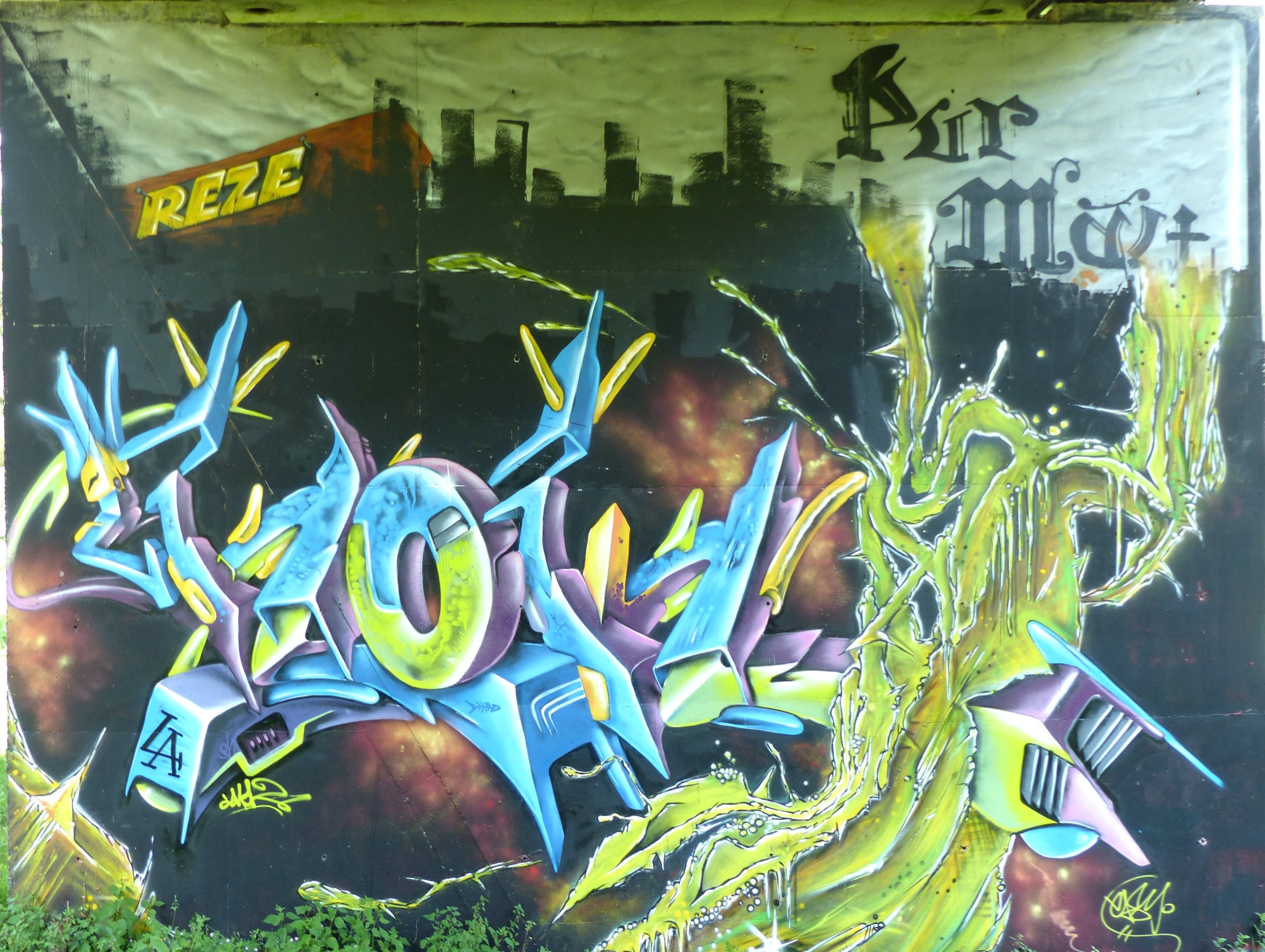 Graffiti 43  captured by Rabot in Rezé France
