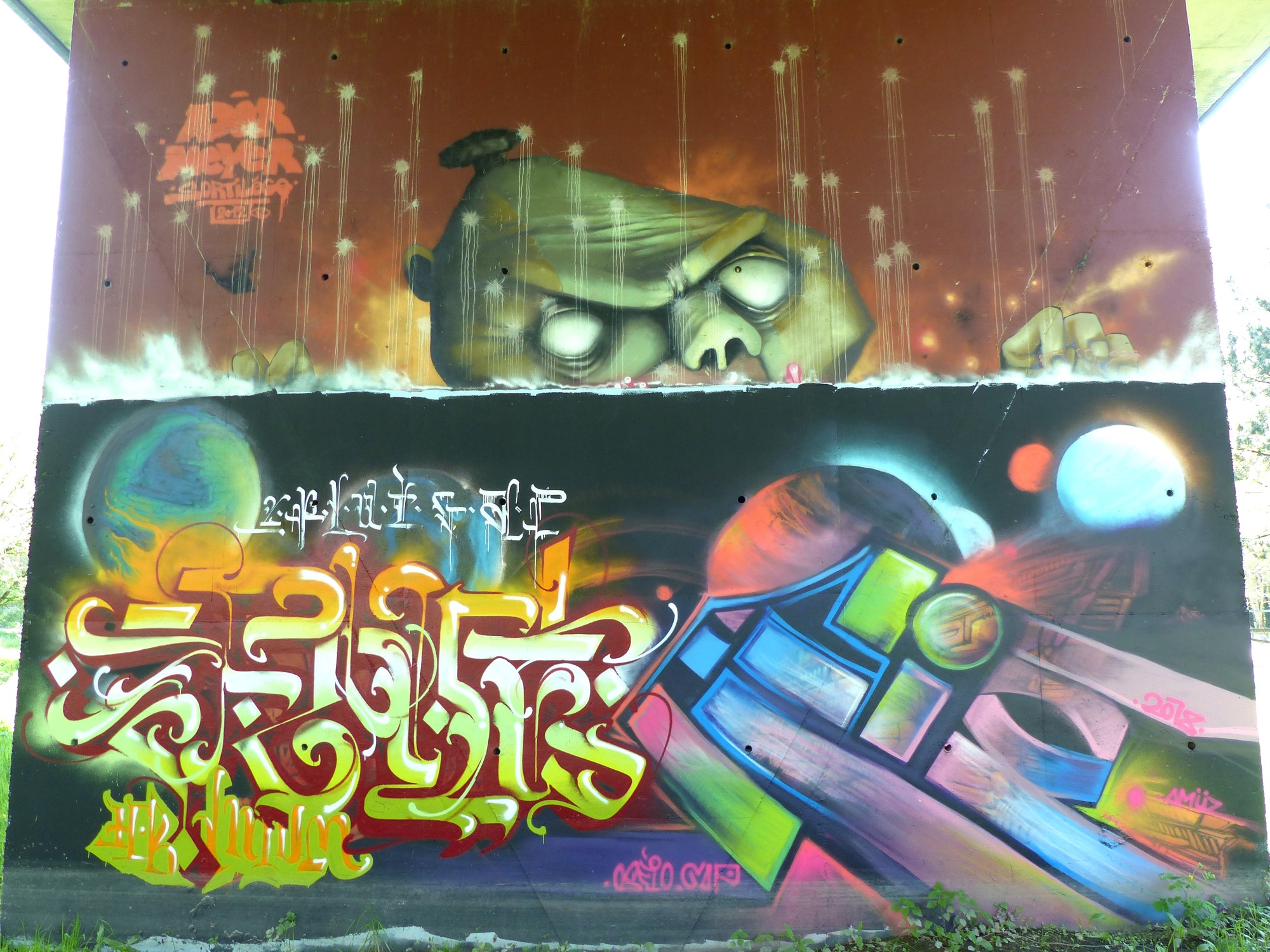 Graffiti 47  captured by Rabot in Rezé France