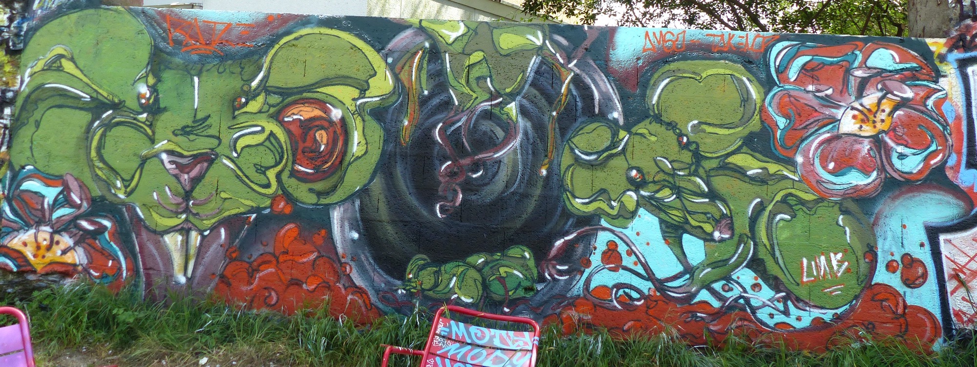 Graffiti 59  capturé par Rabot à Nantes France