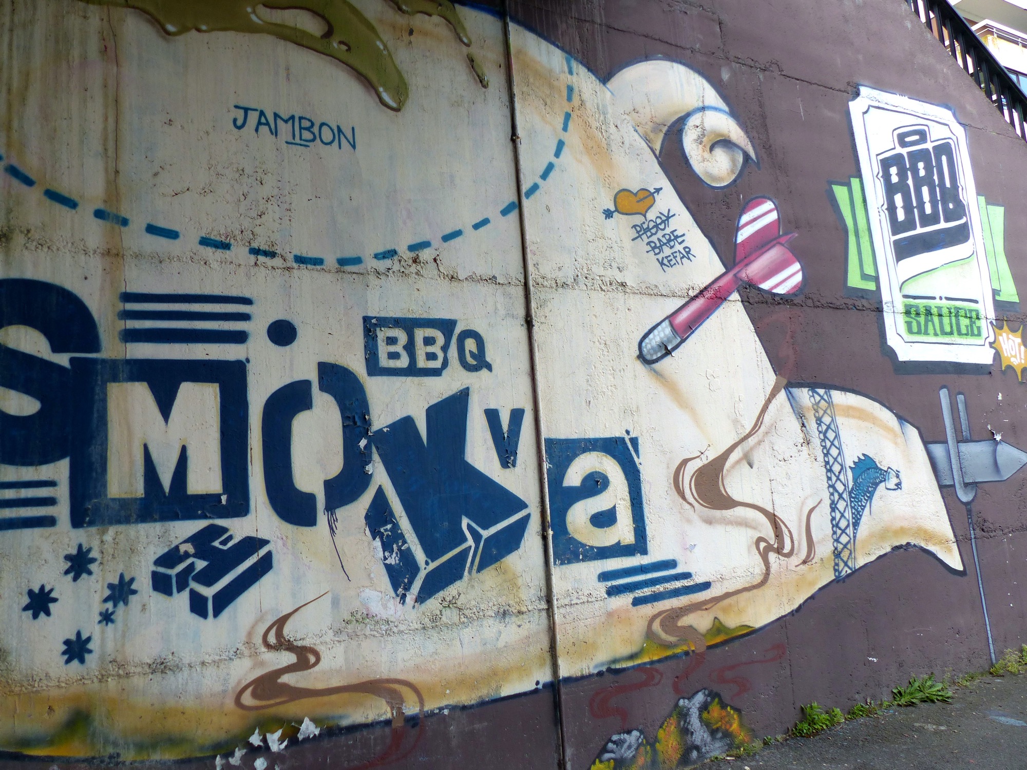 Graffiti 77  de Smoka capturé par Rabot à Nantes France